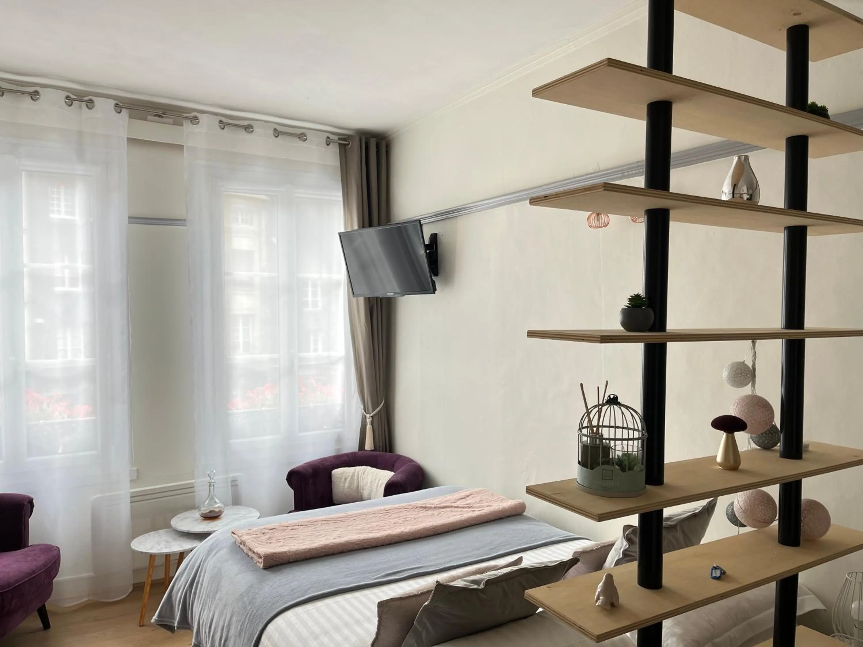 Bed in le studio Champlain