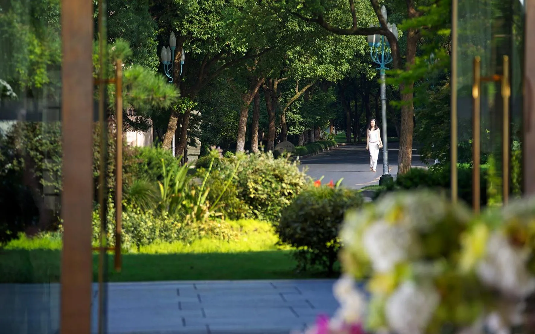 Garden view in Zhejiang Xizi Hotel