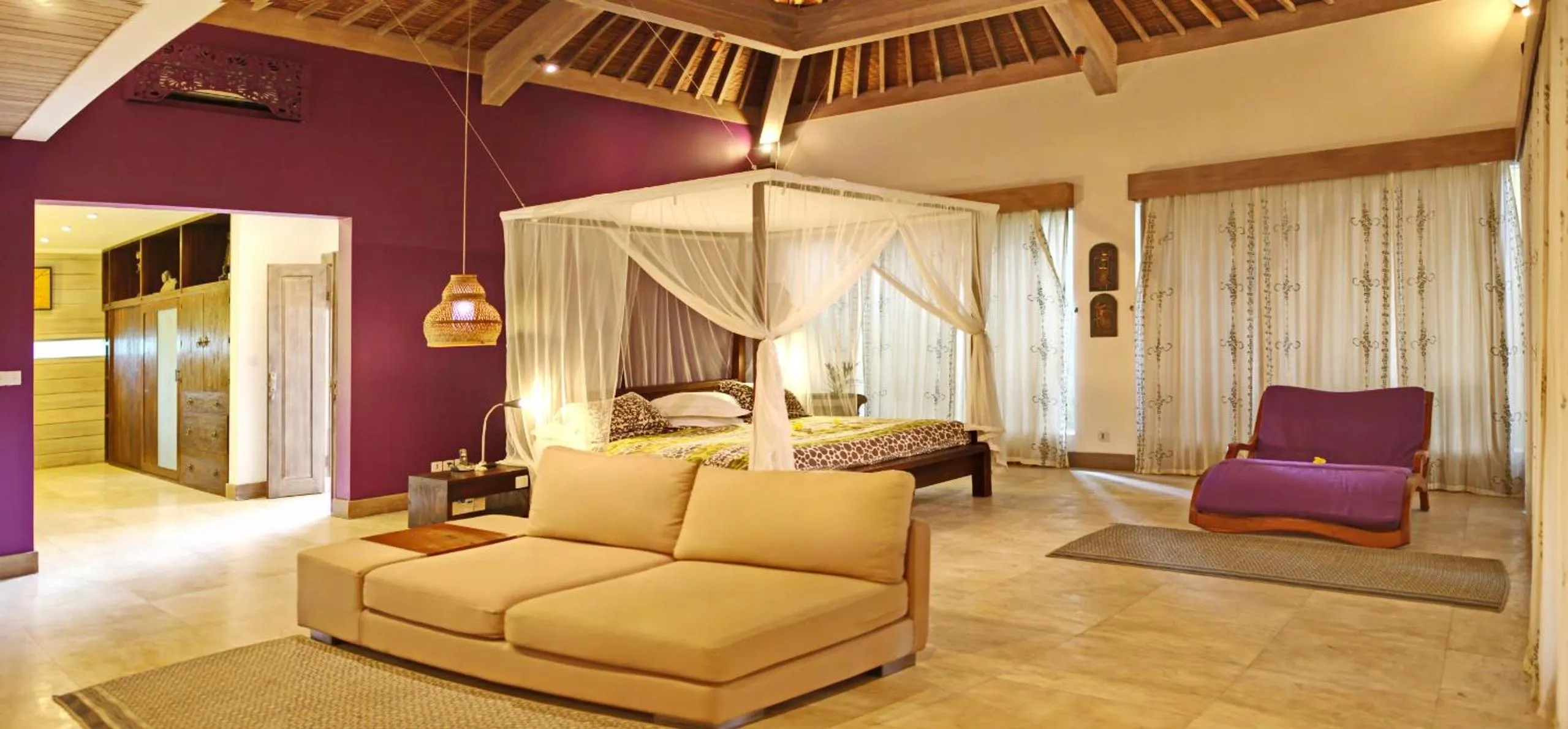 Living room in Ayurvedagram Bali