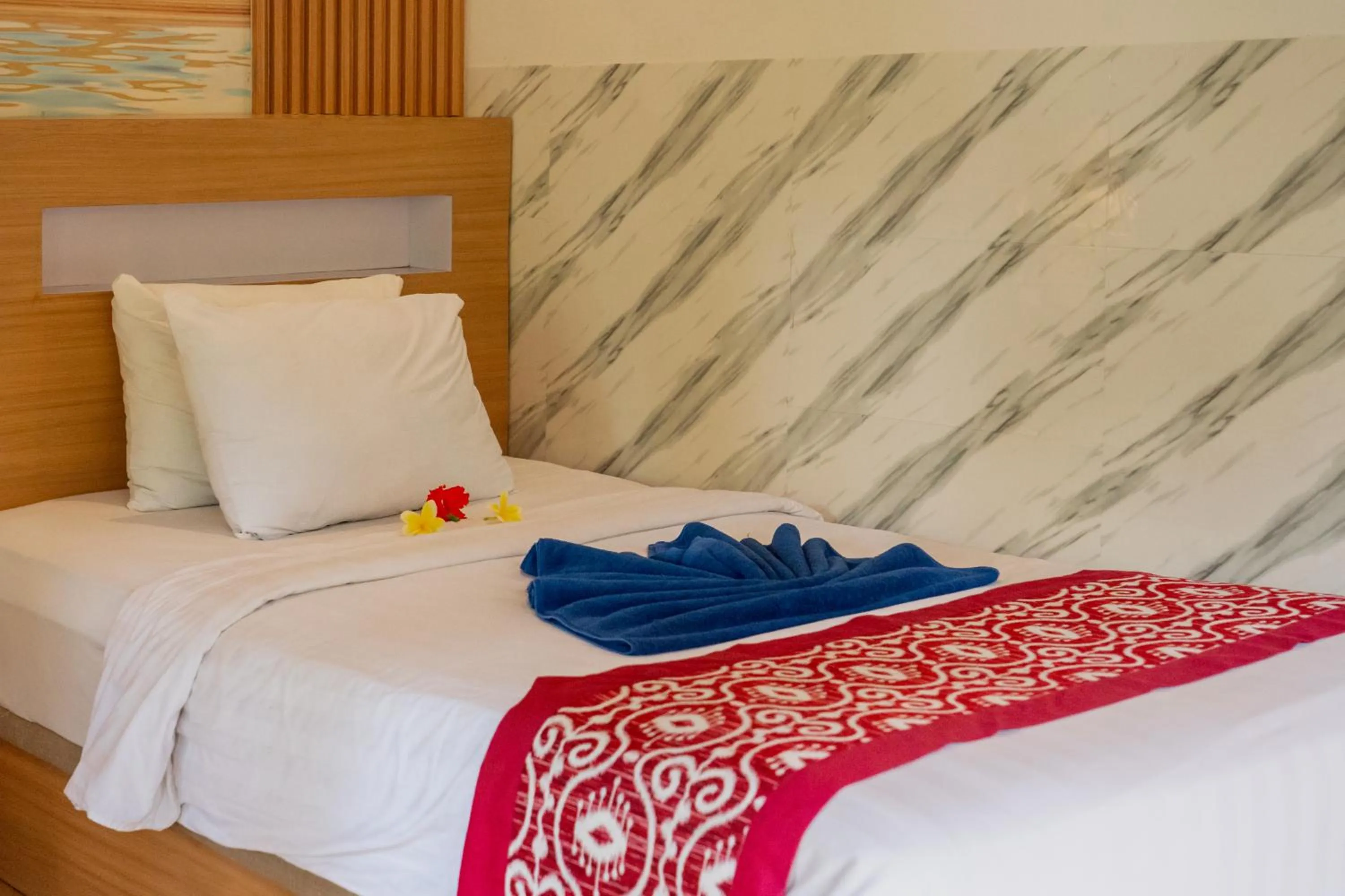 Bed in Nick's Pension