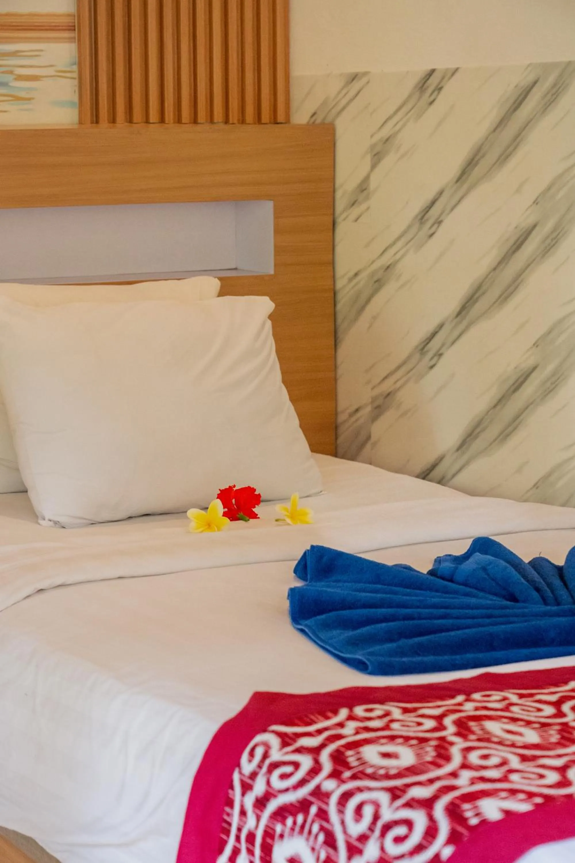 Bed in Nick's Pension