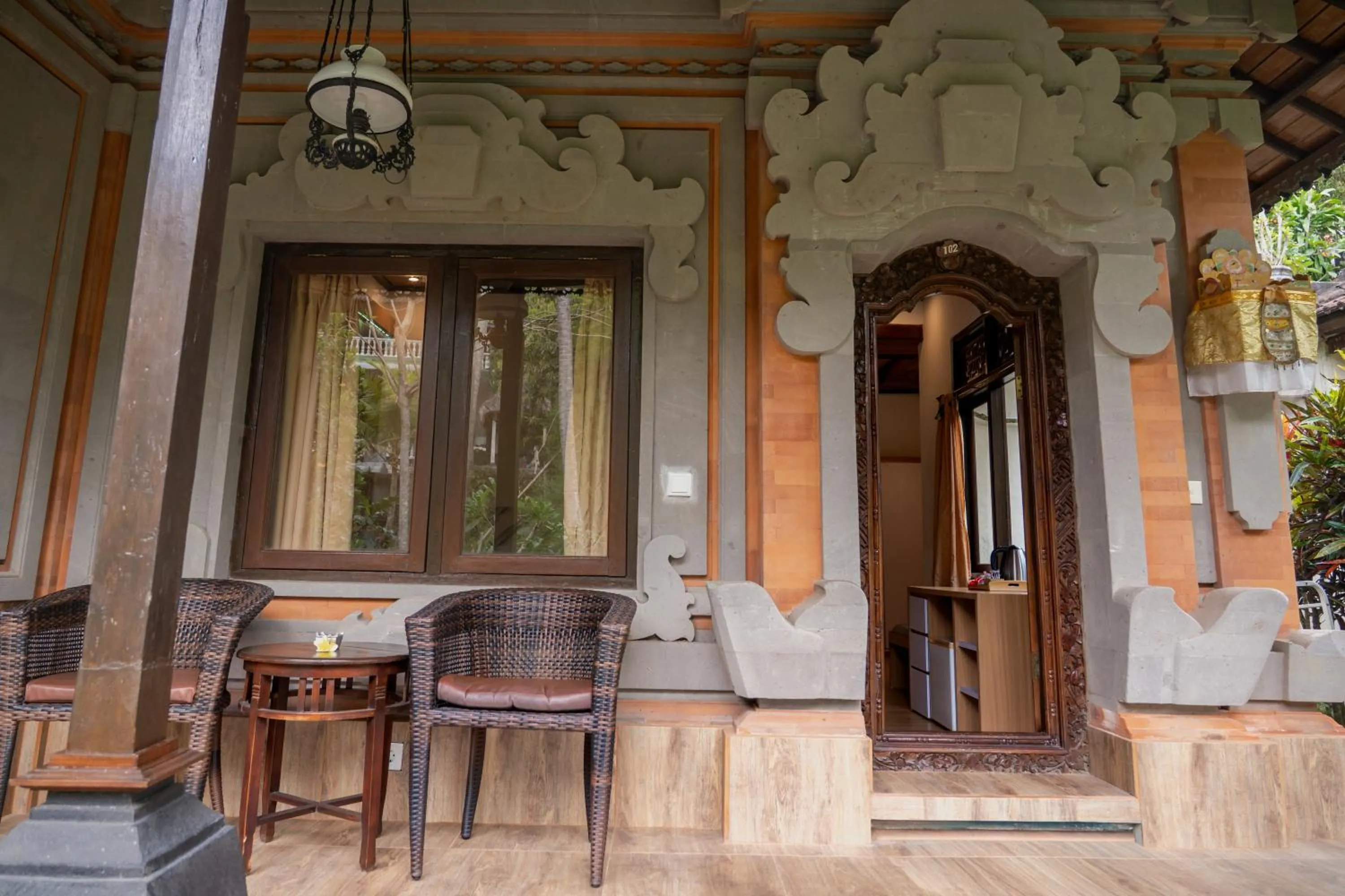 Balcony/Terrace in Nick's Pension