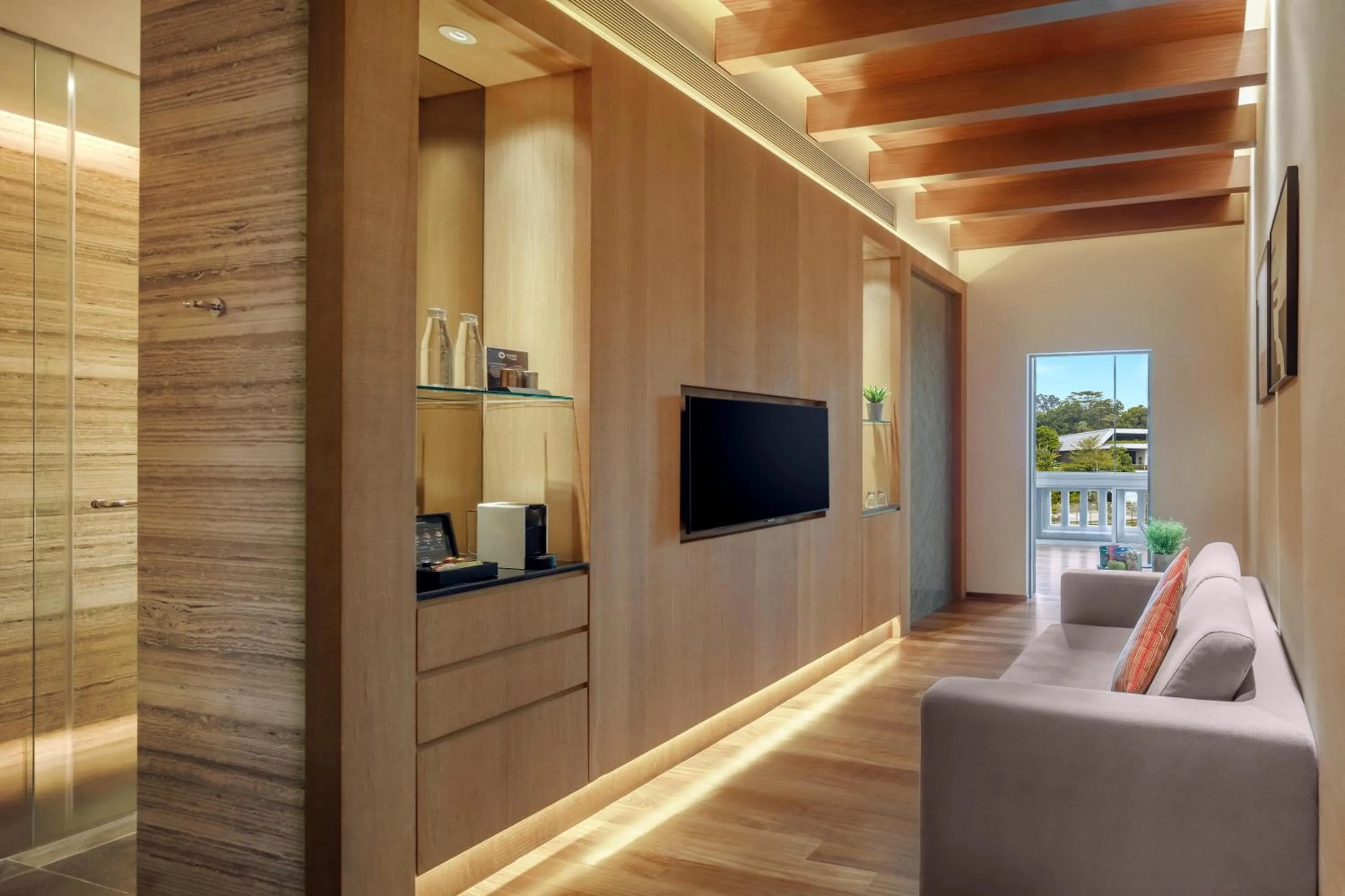 Communal lounge/ TV room in Oasia Resort Sentosa by Far East Hospitality