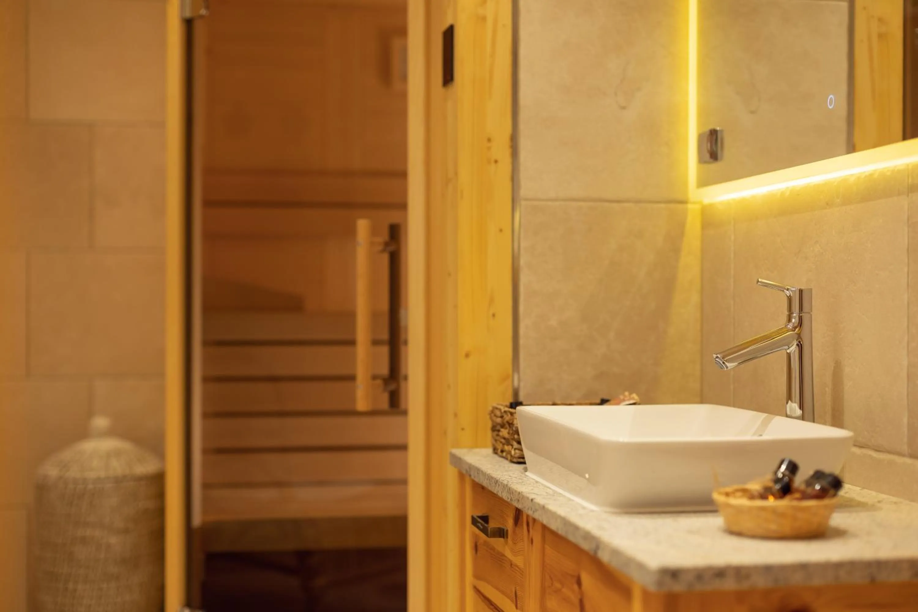 Sauna in PRIVILLAGE Stare - B&B