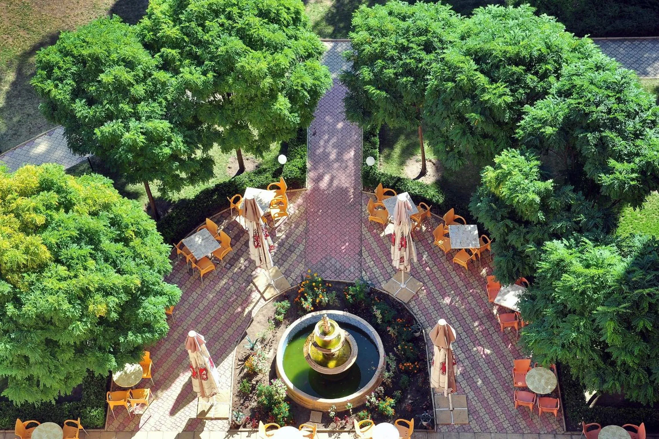 Garden in Hotel Paradise Green Park