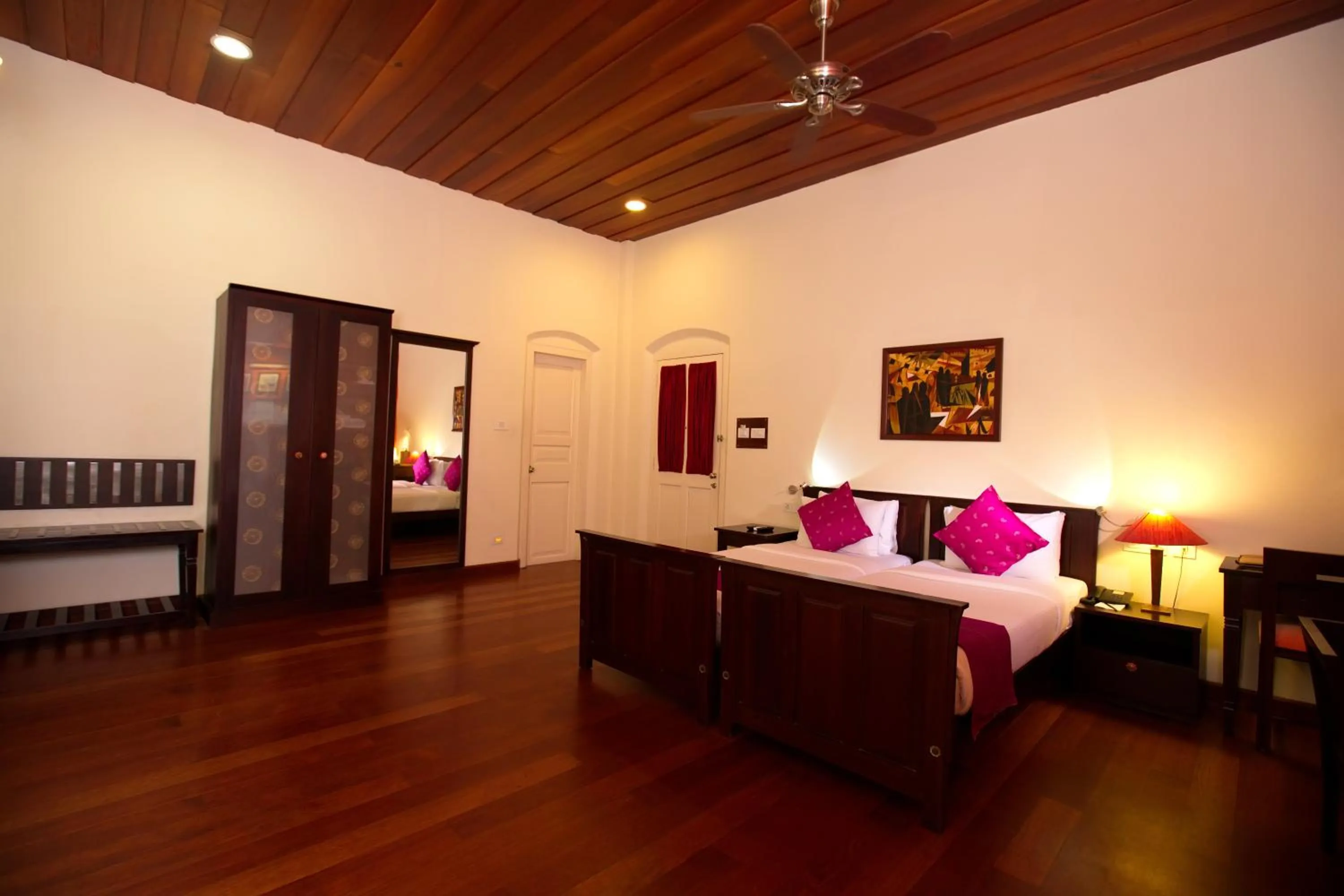 Photo of the whole room, Bed in Tea Bungalow