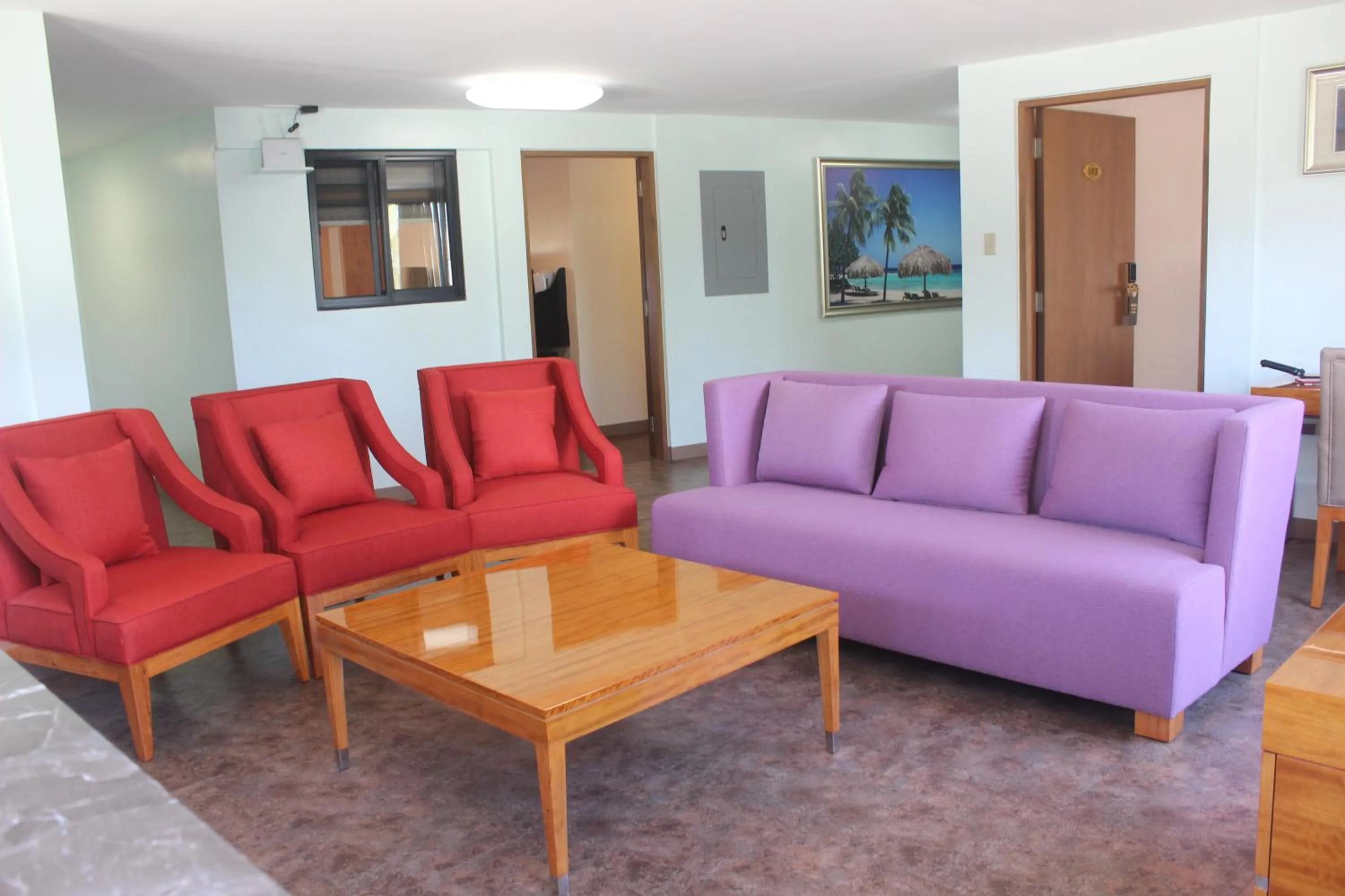 Living room in Saipan Beach Hotel