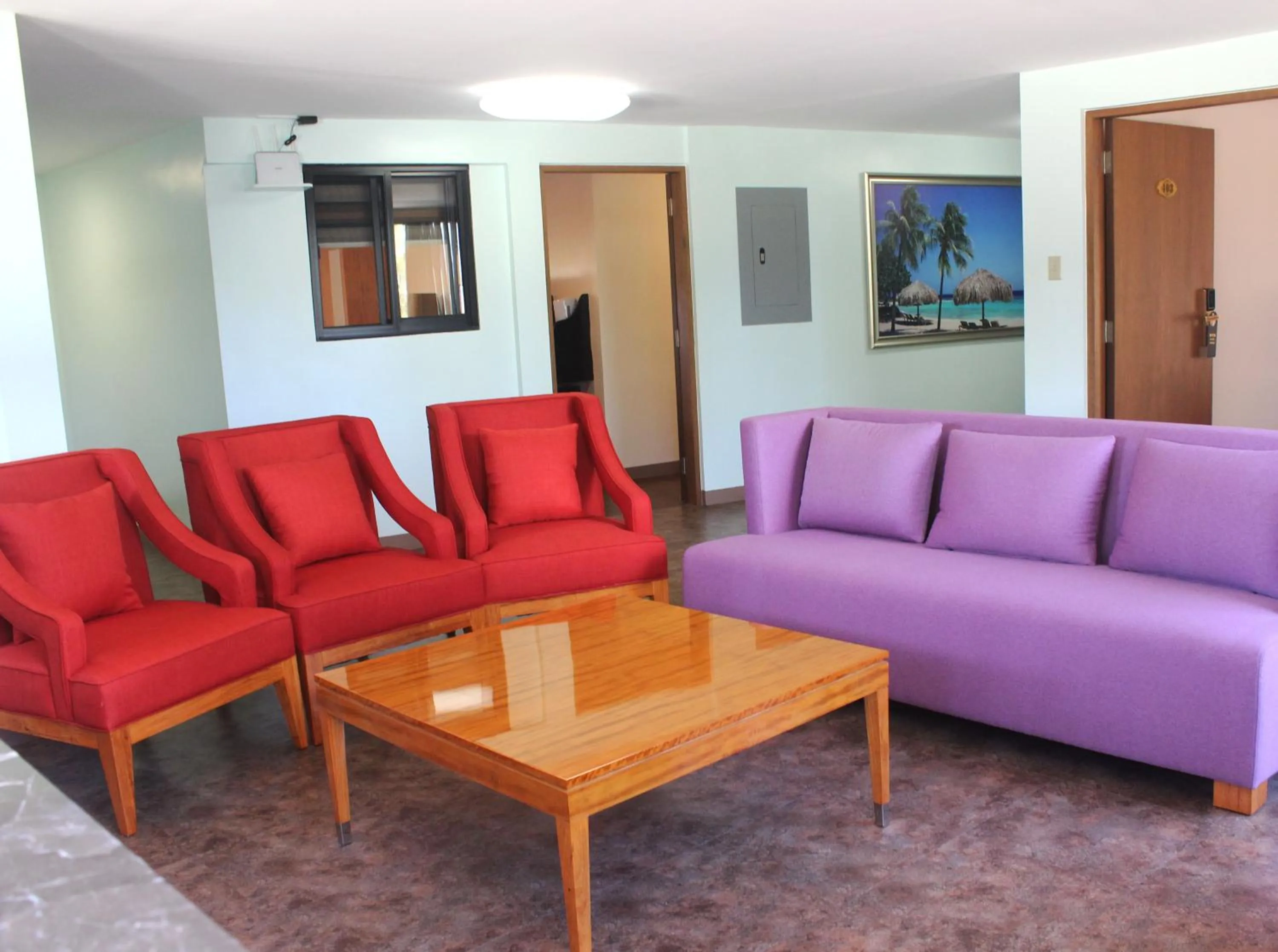 Living room in Saipan Beach Hotel
