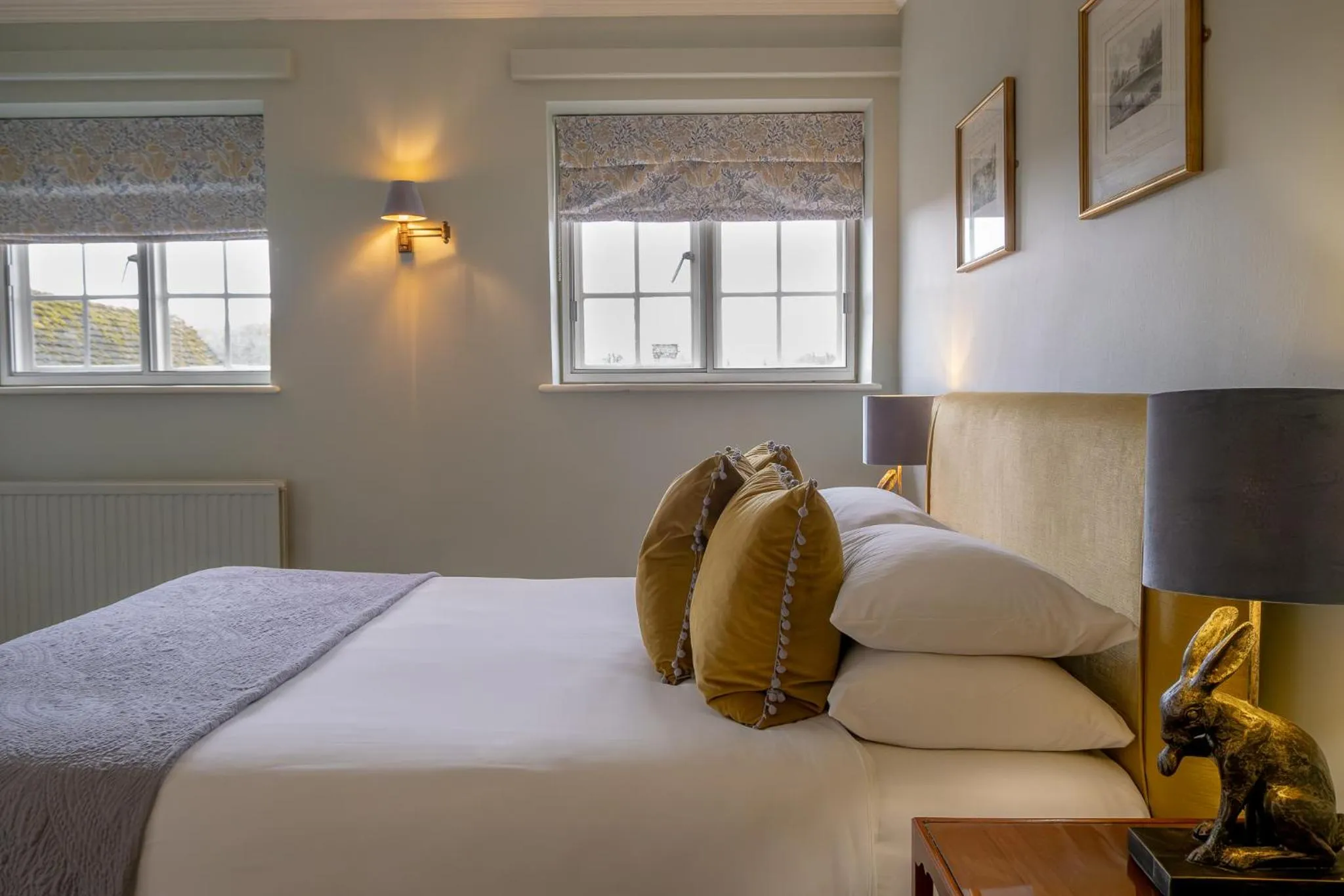 Bedroom, Bed in Leeds Castle Stable Courtyard Bed and Breakfast