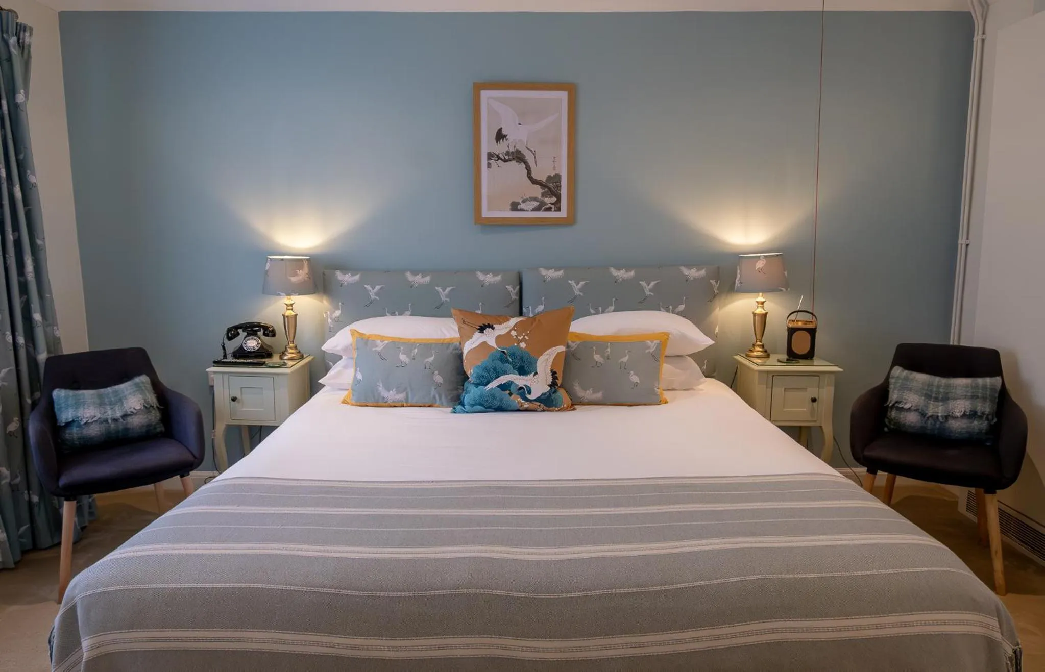 Bedroom, Bed in Leeds Castle Stable Courtyard Bed and Breakfast