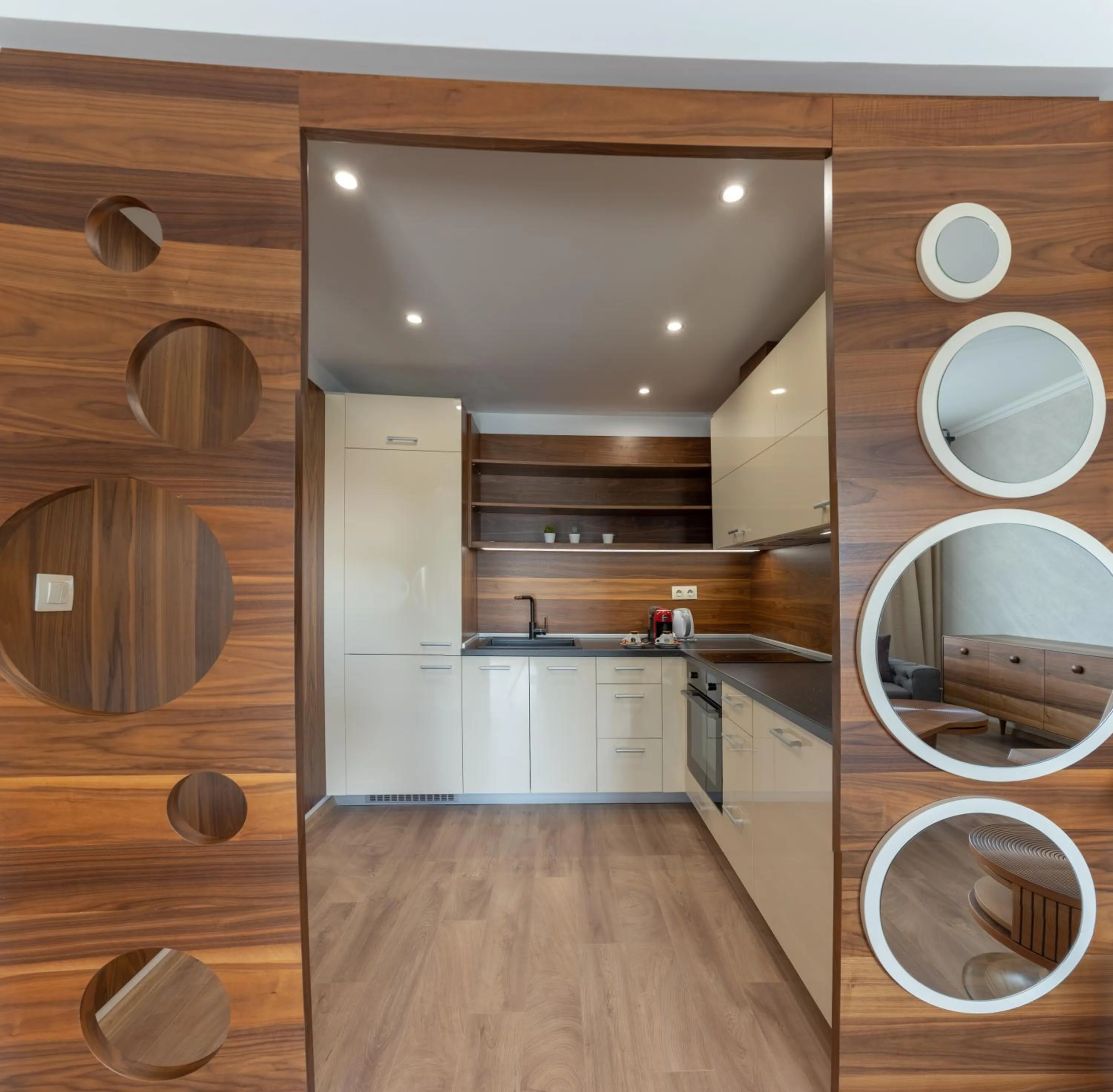 Kitchen or kitchenette in Hotel ZOO Sofia