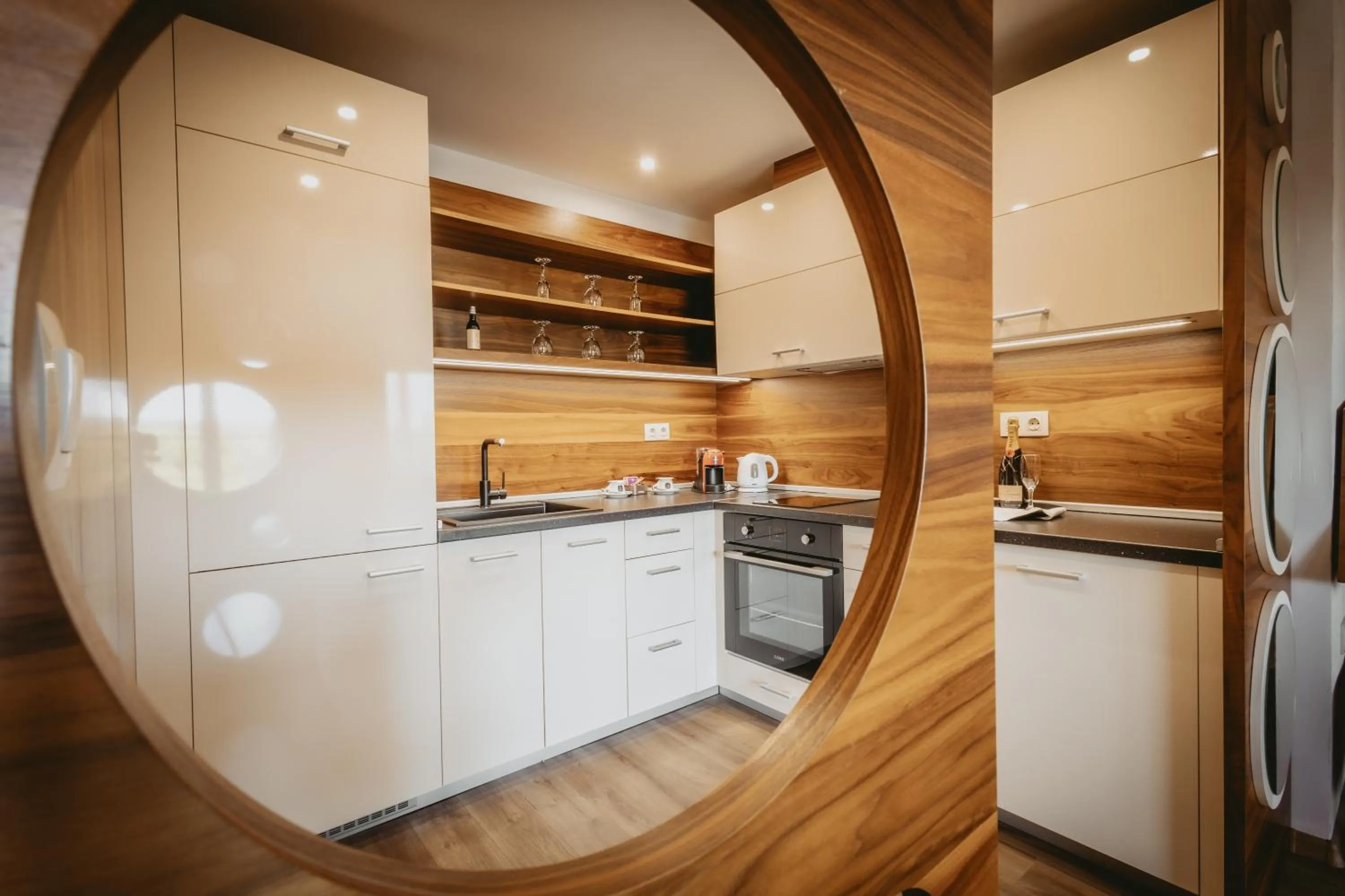 Kitchen or kitchenette in Hotel ZOO Sofia