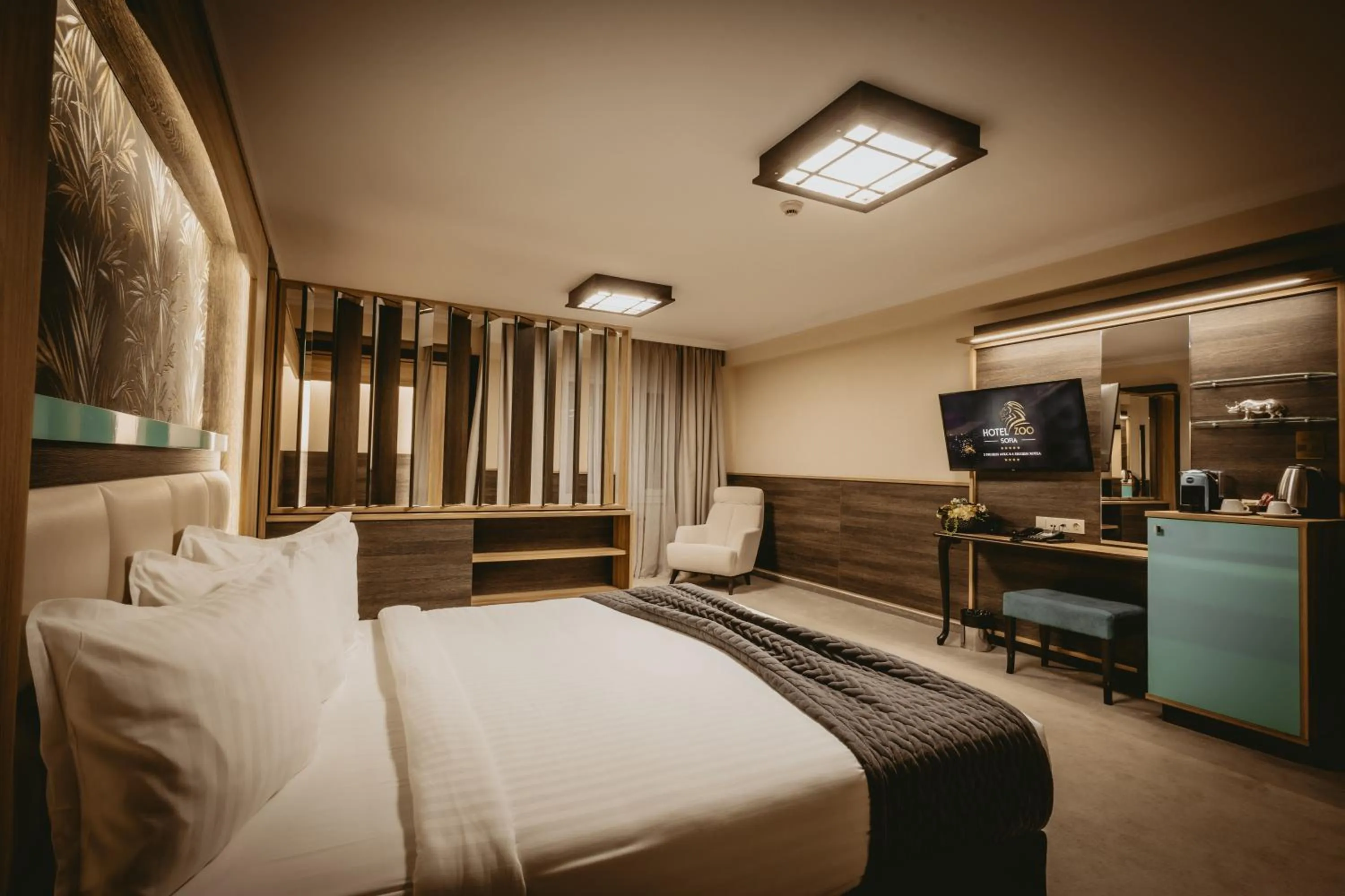 Bed in Hotel ZOO Sofia