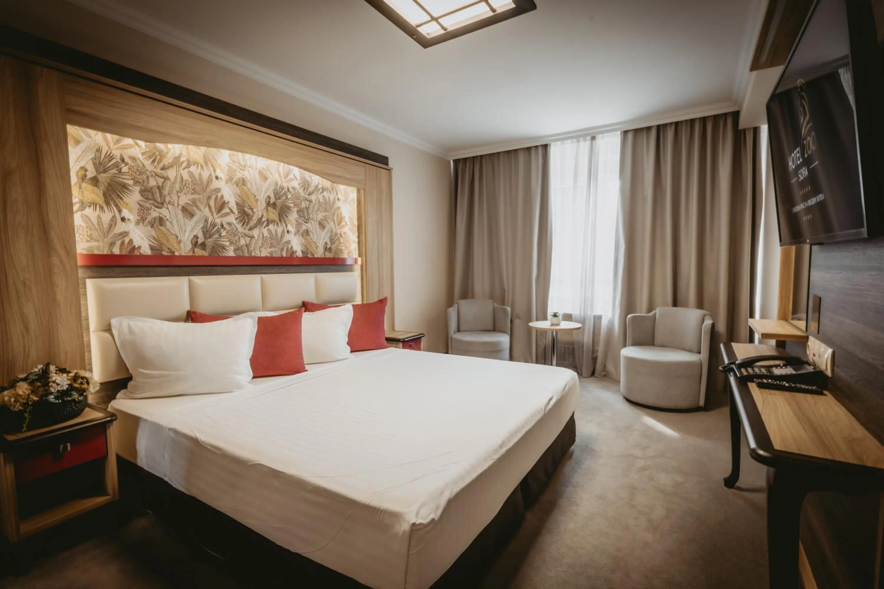 Bed in Hotel ZOO Sofia