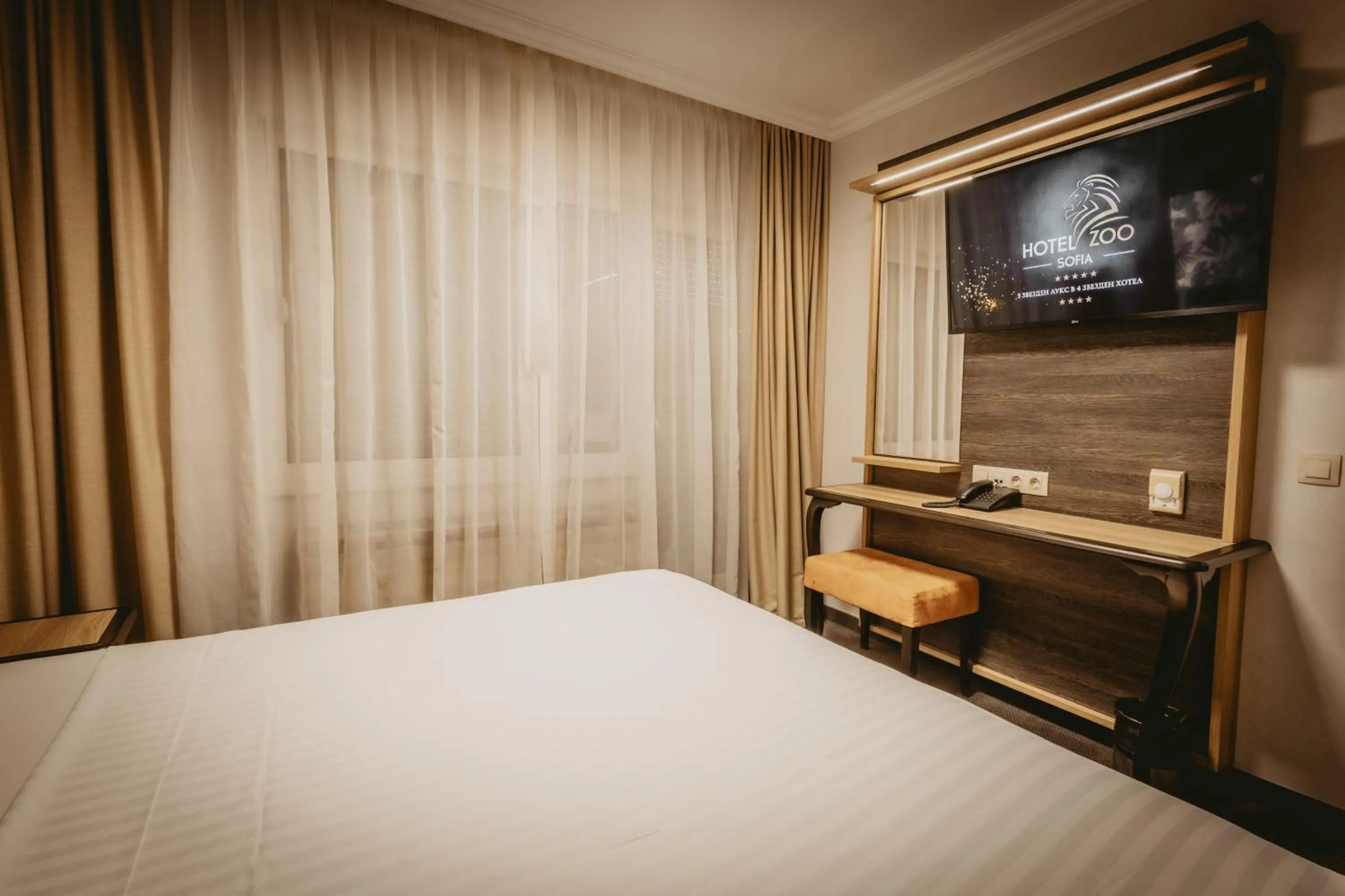 Bed in Hotel ZOO Sofia