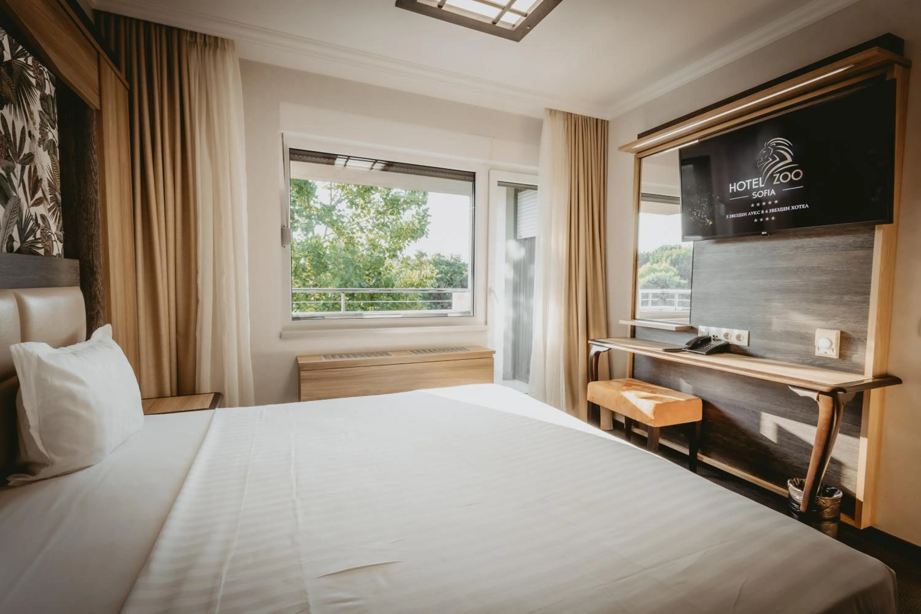 Bed in Hotel ZOO Sofia