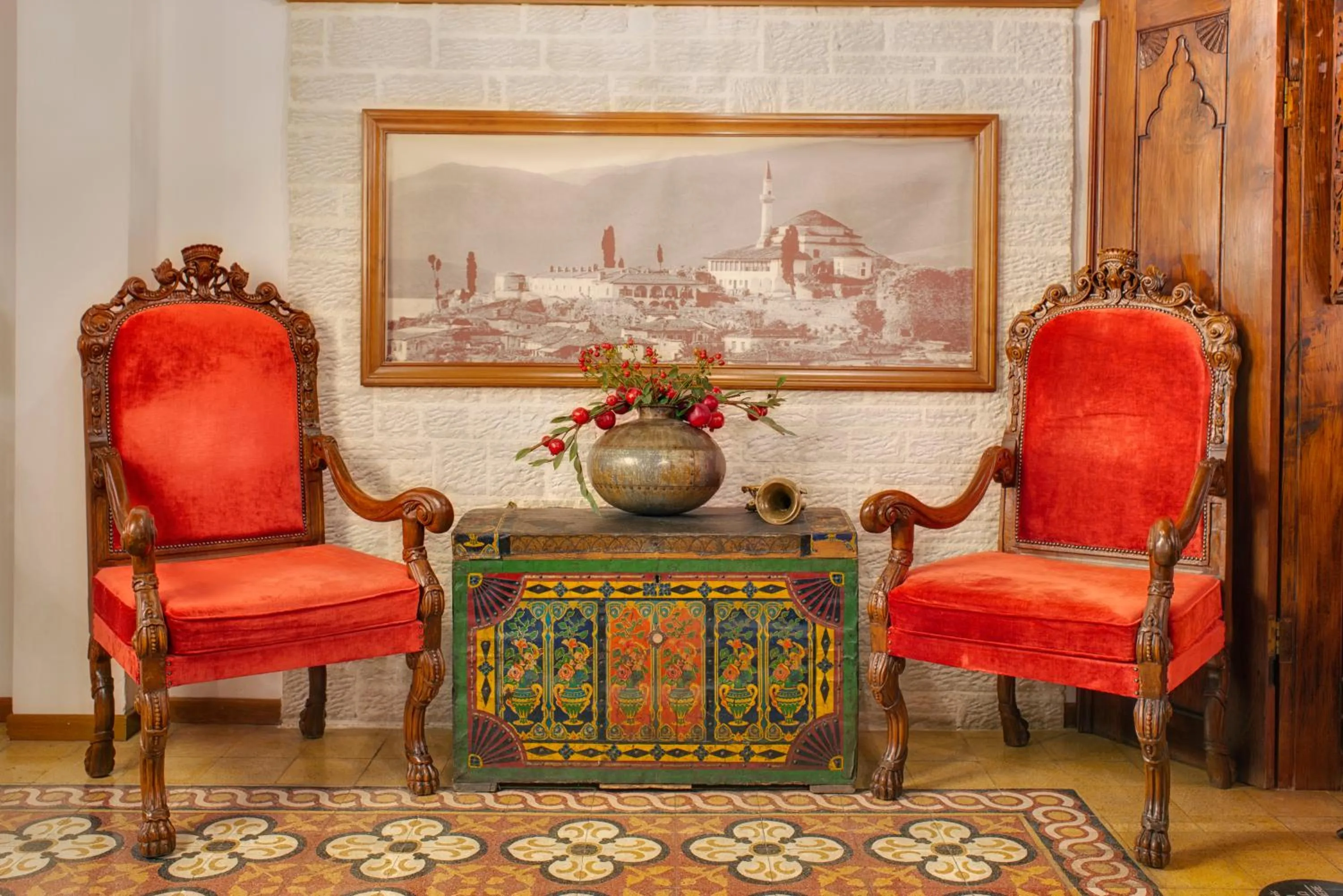 Living room in ARCHONTARIKI Historic Boutique Hotel