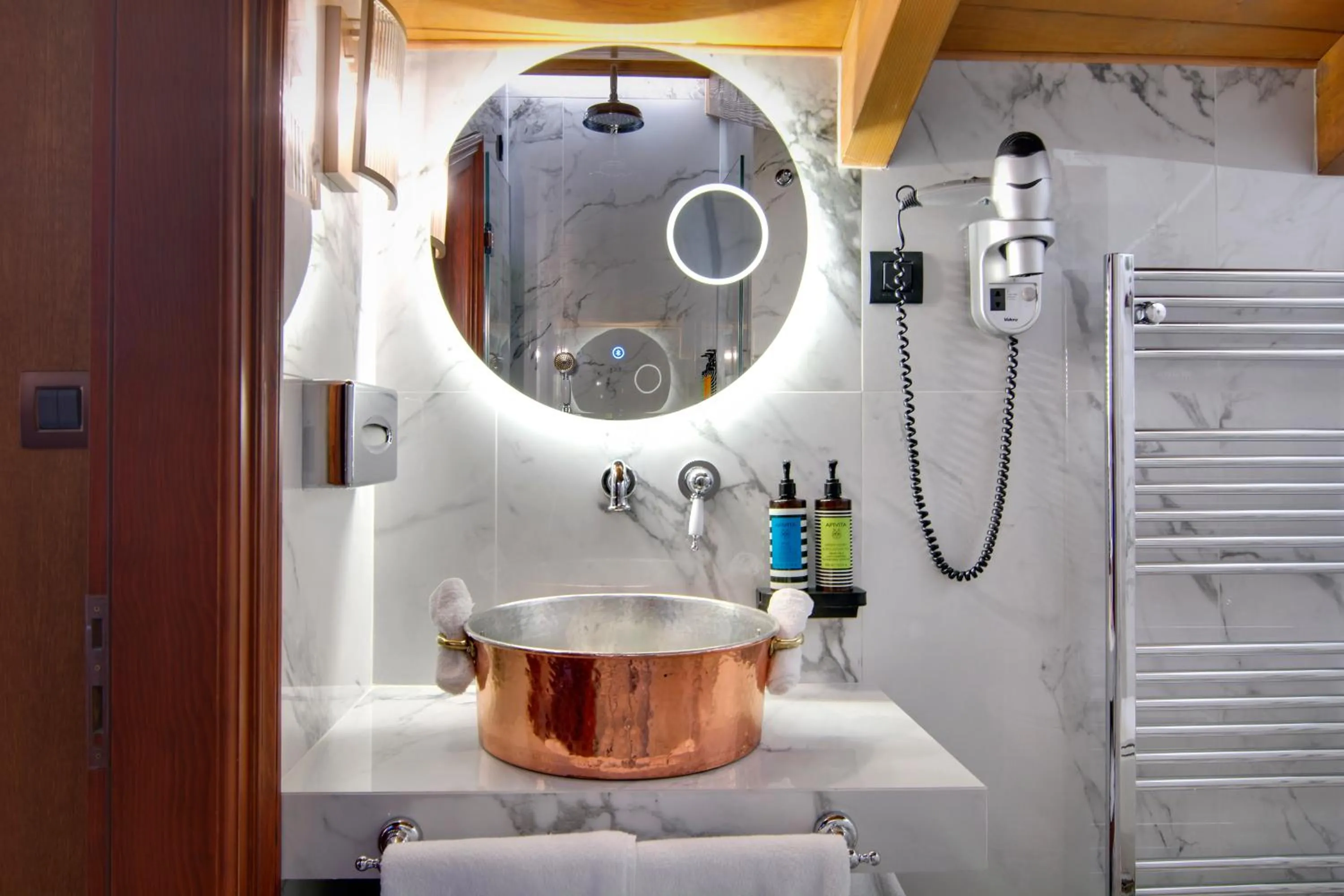 Bathroom in ARCHONTARIKI Historic Boutique Hotel