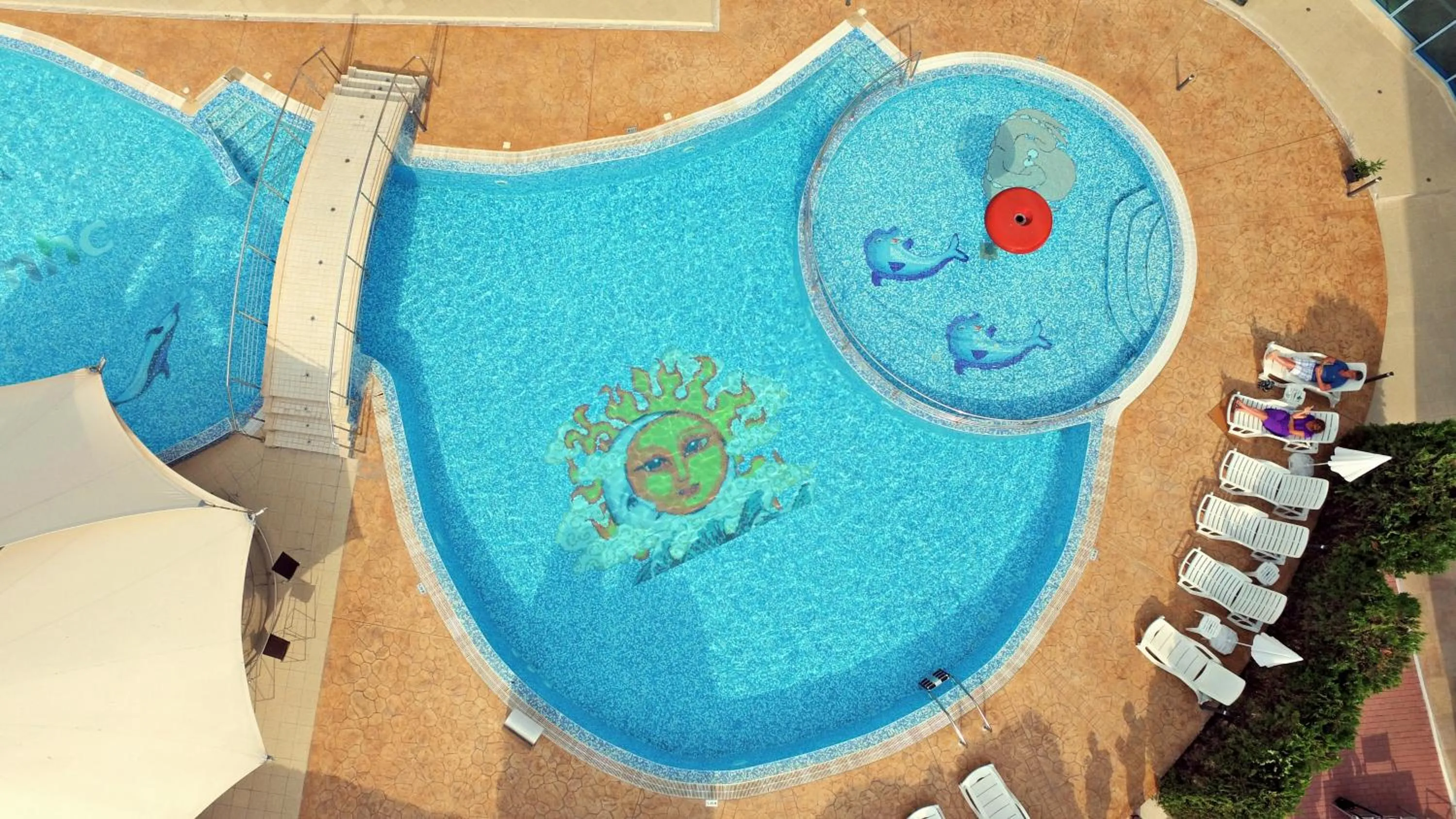 Bird's eye view in Aparthotel Marina Holiday Club - All Inclusive & Free Parking