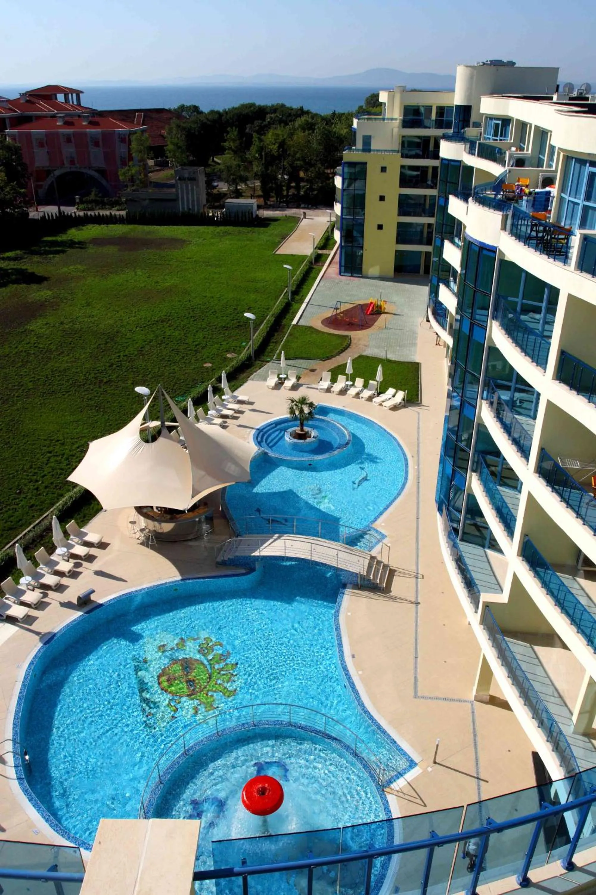 Bird's eye view in Aparthotel Marina Holiday Club - All Inclusive & Free Parking