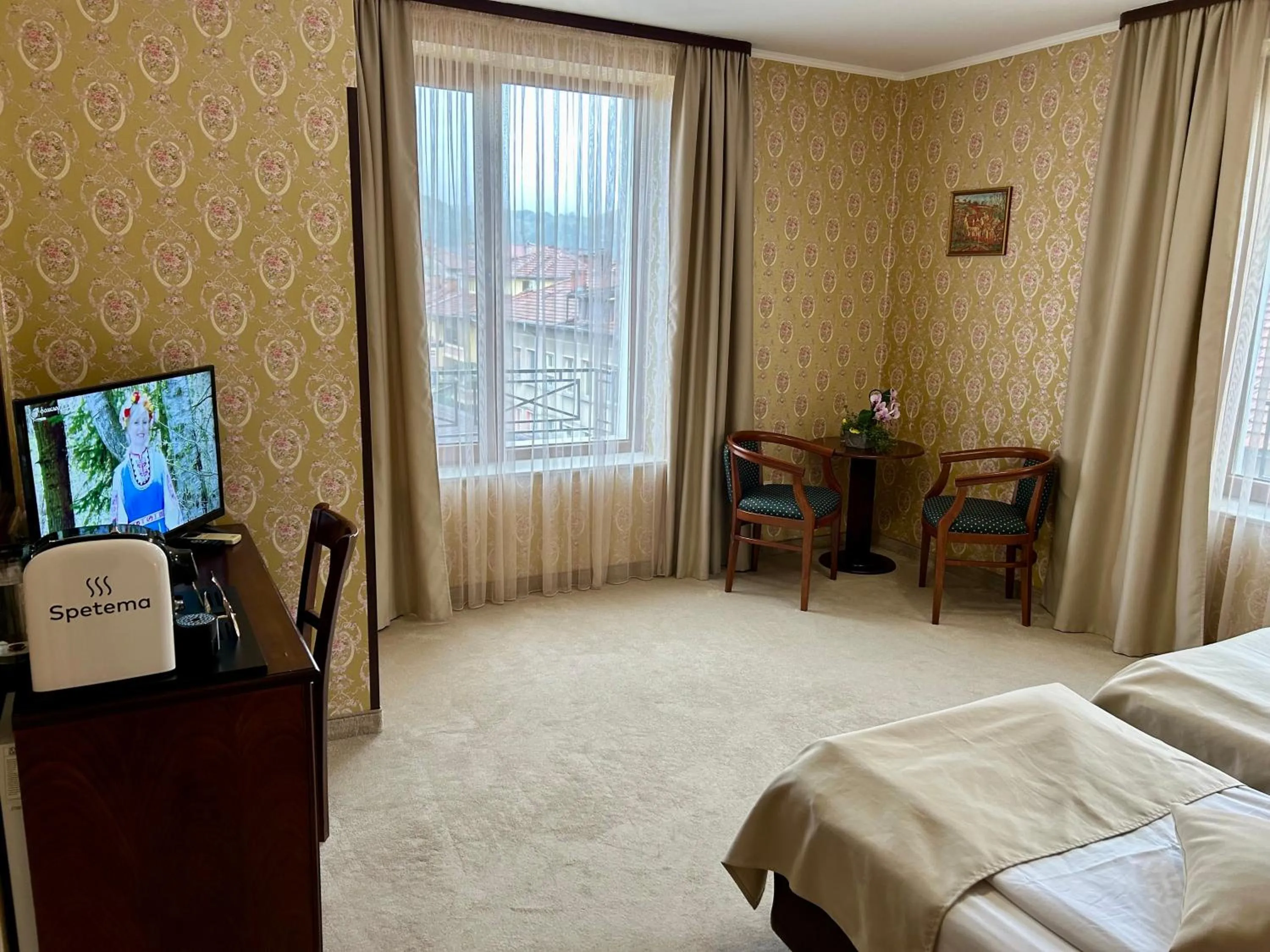 Bed in Chateau Montagne Hotel Troyan