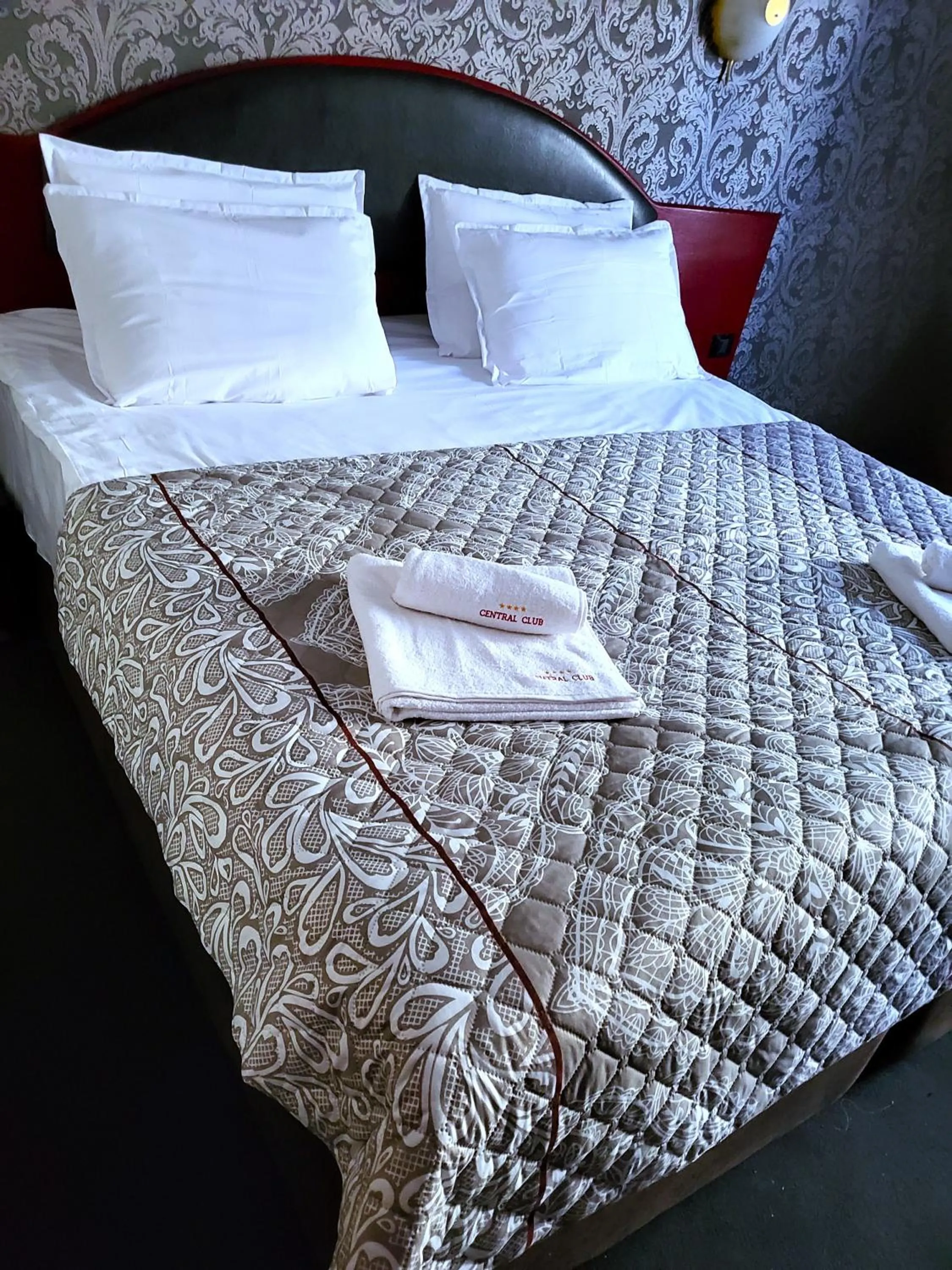 Bed in Gloria Palace Hotel