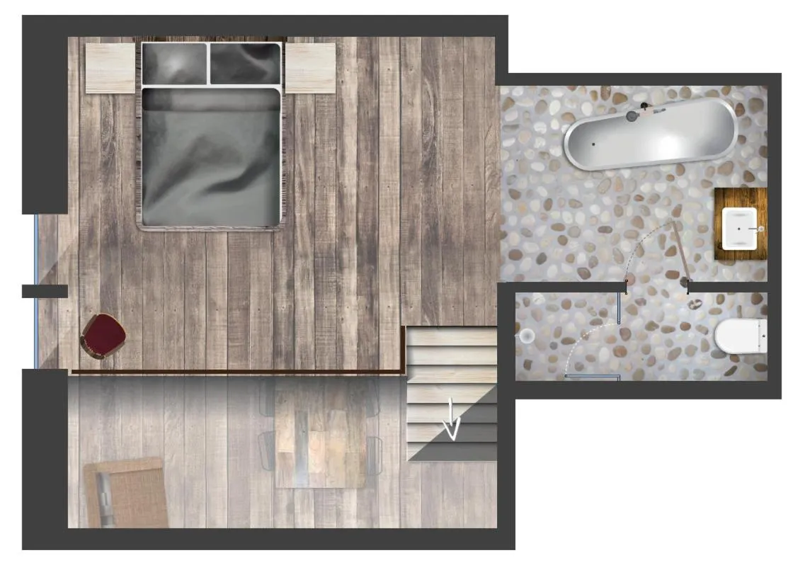 Bird's eye view in die Säge