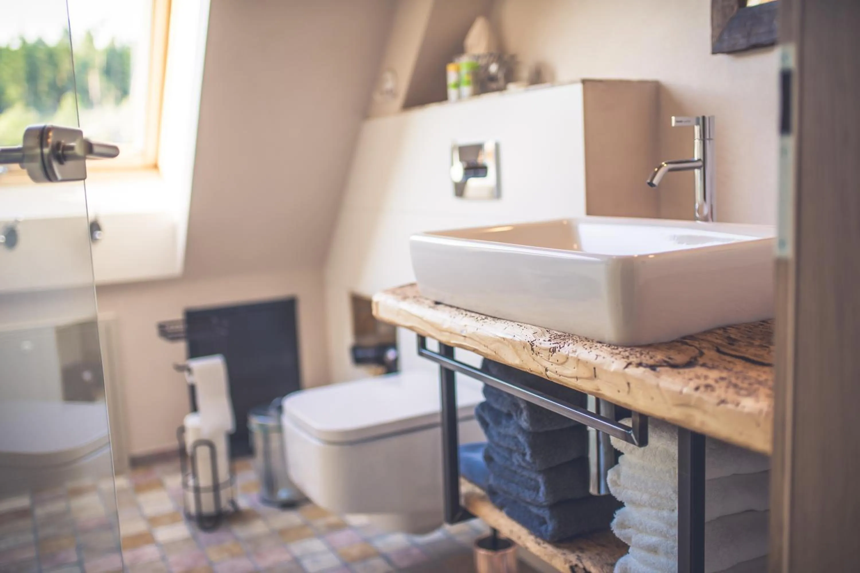 Bathroom in die Säge