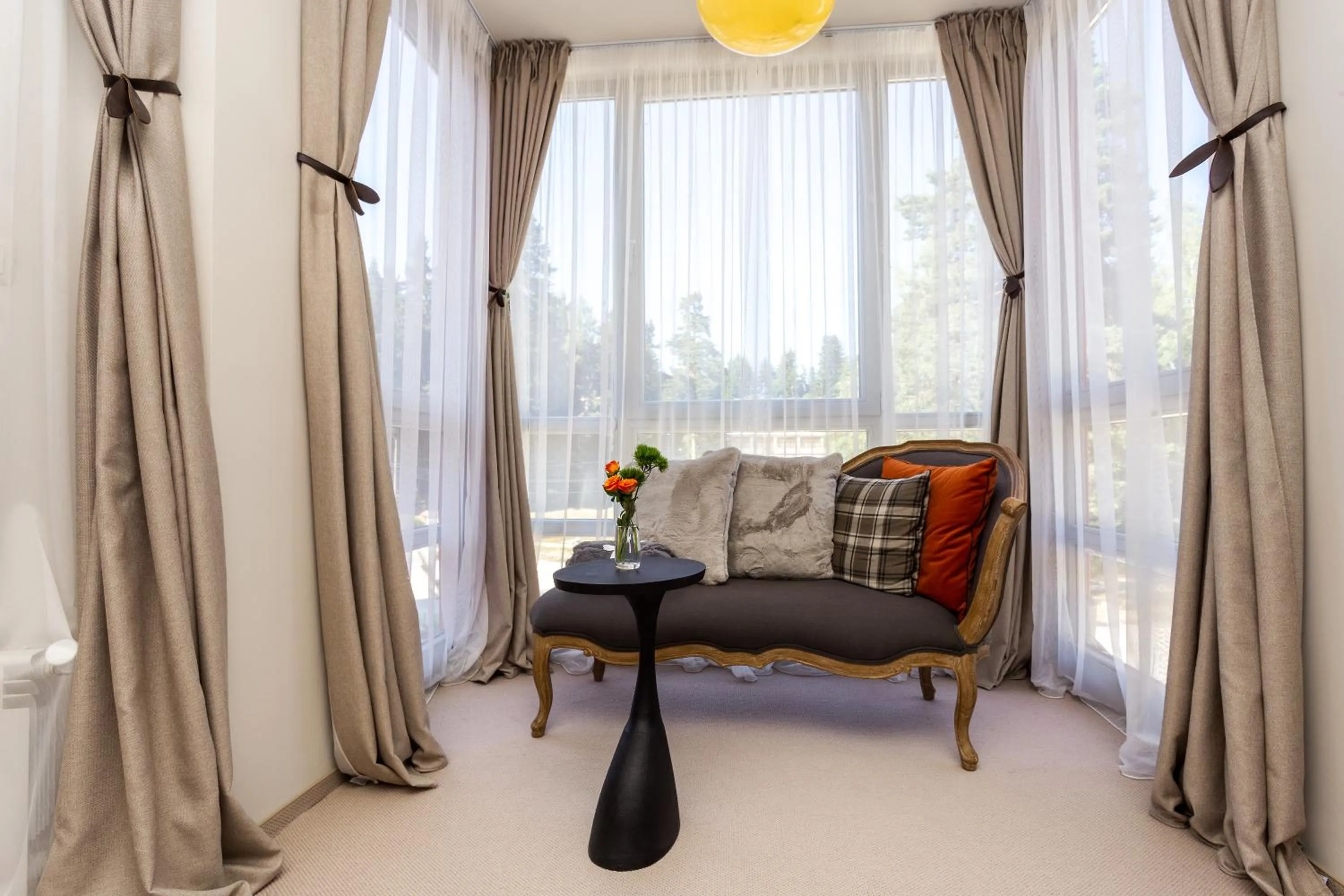 Seating area in Villa Sokol