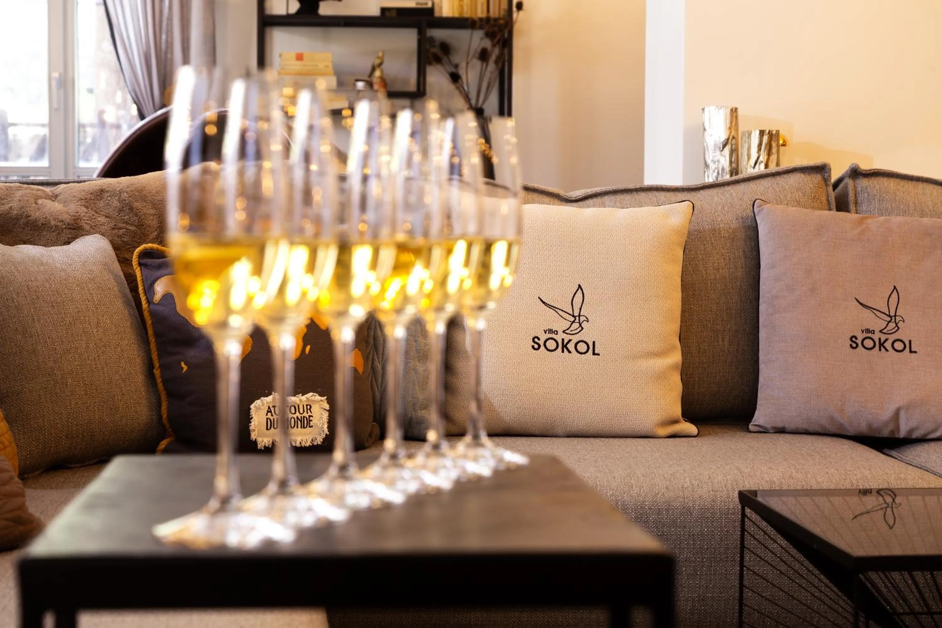 Lounge or bar in Villa Sokol