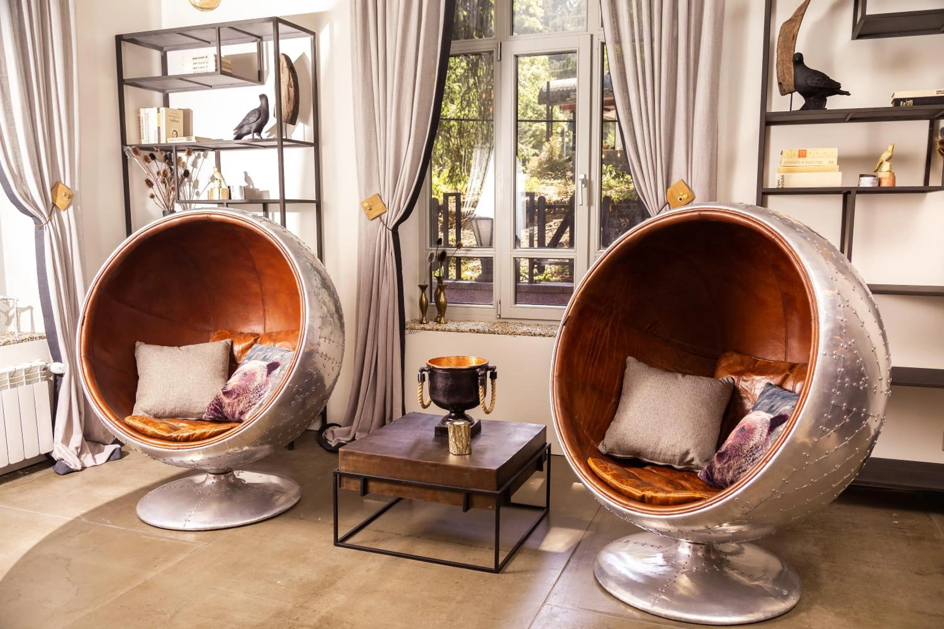 Seating area in Villa Sokol