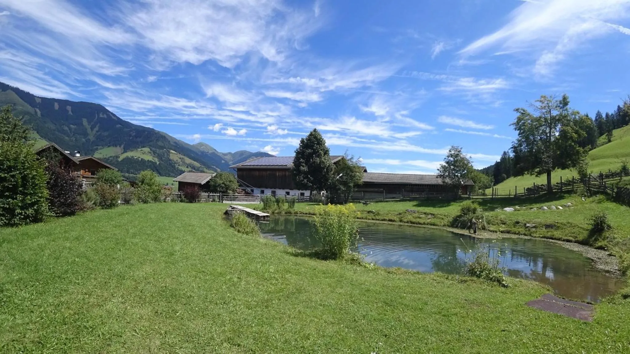 Open Air Bath in Ferienhof Oberreit