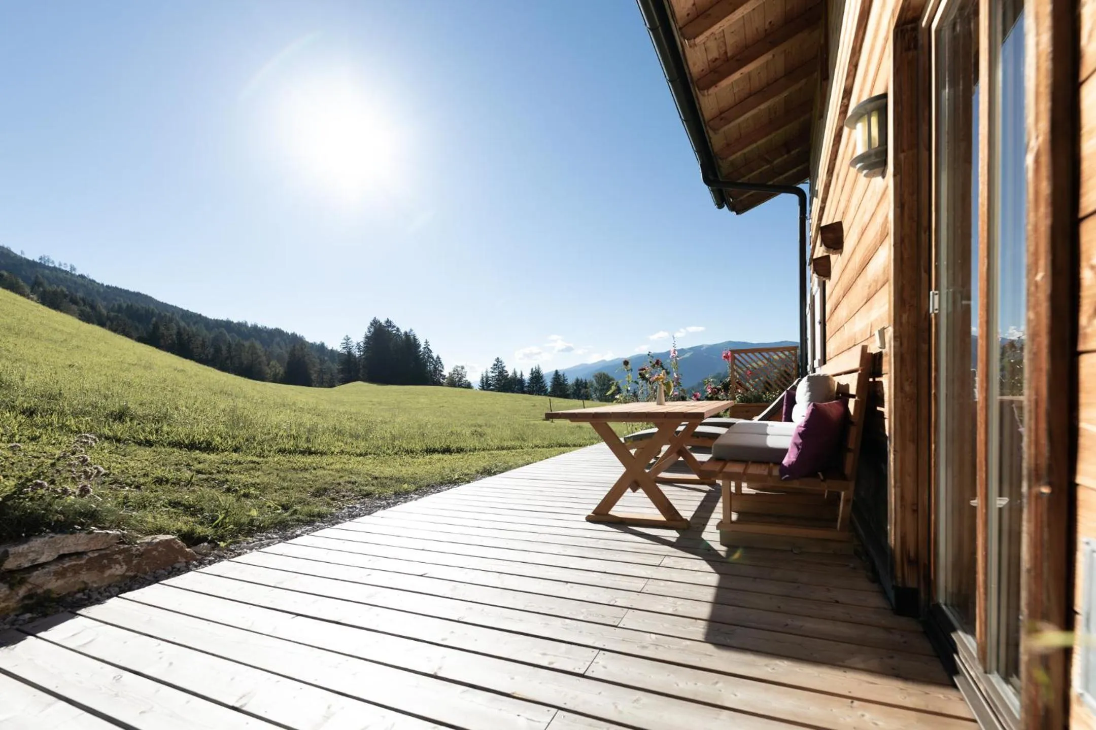 Balcony/Terrace in Ferienhof Oberreit