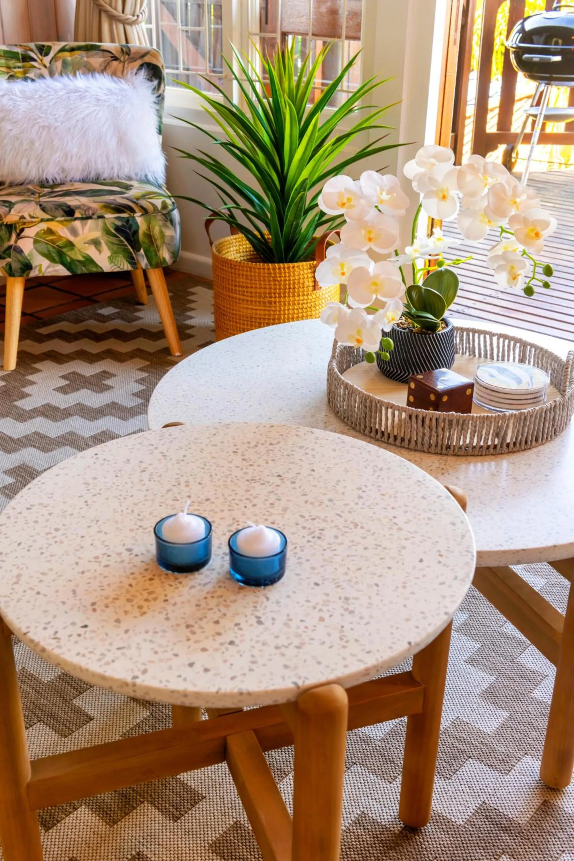 BBQ facilities in Knysna River Club by First Private Stays