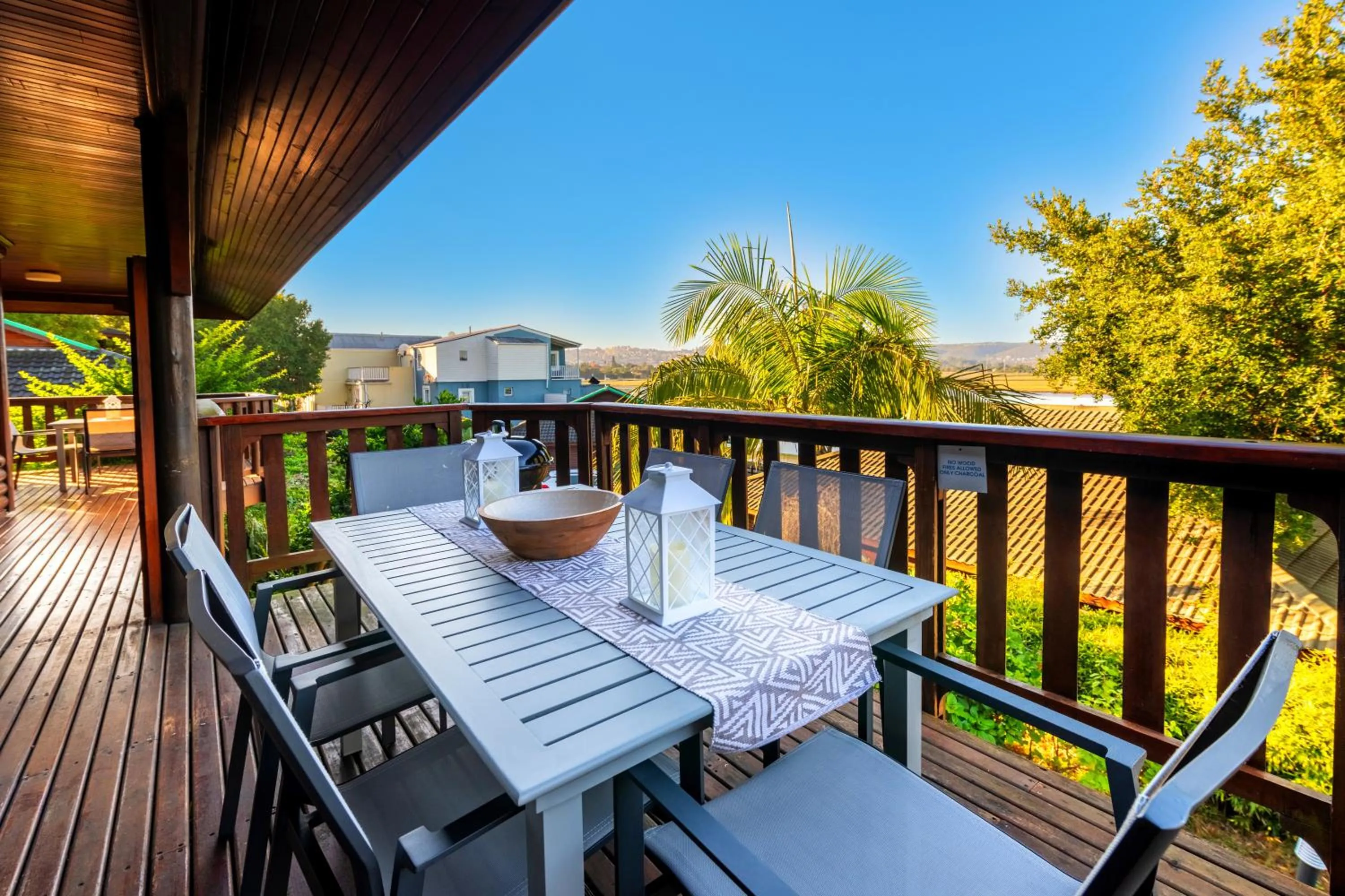 Patio in Knysna River Club by First Private Stays