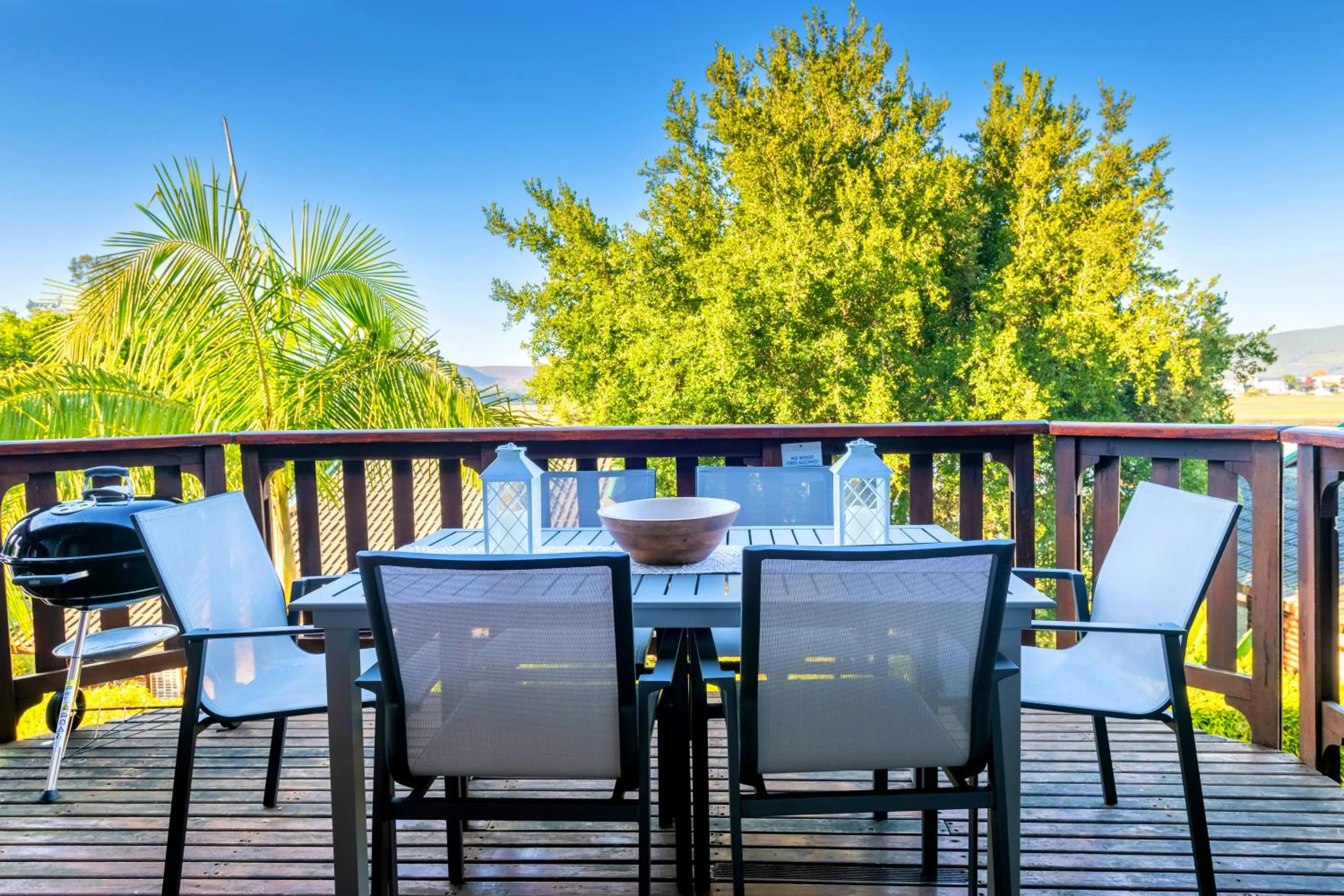 BBQ facilities in Knysna River Club by First Private Stays