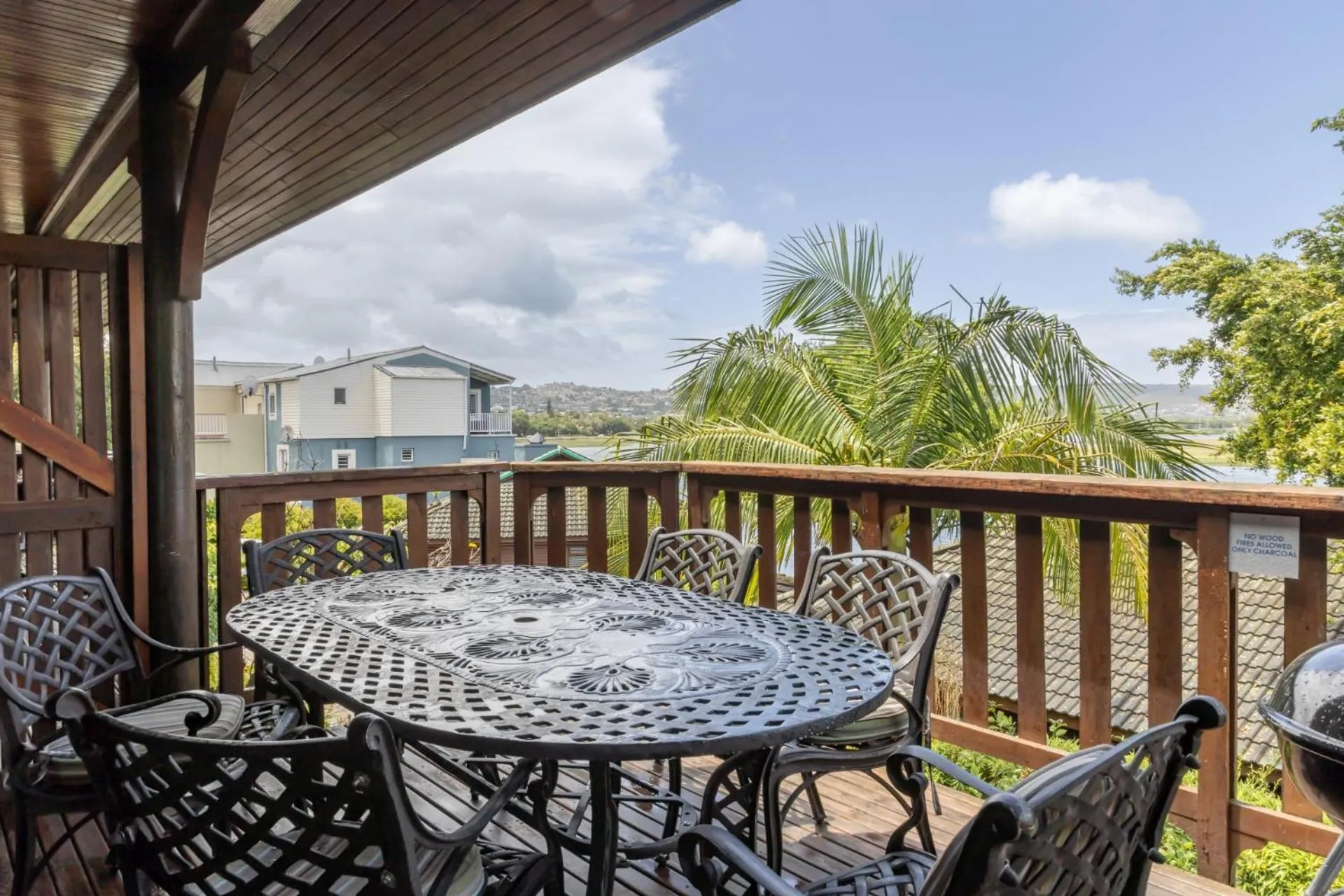 Patio in Knysna River Club by First Private Stays