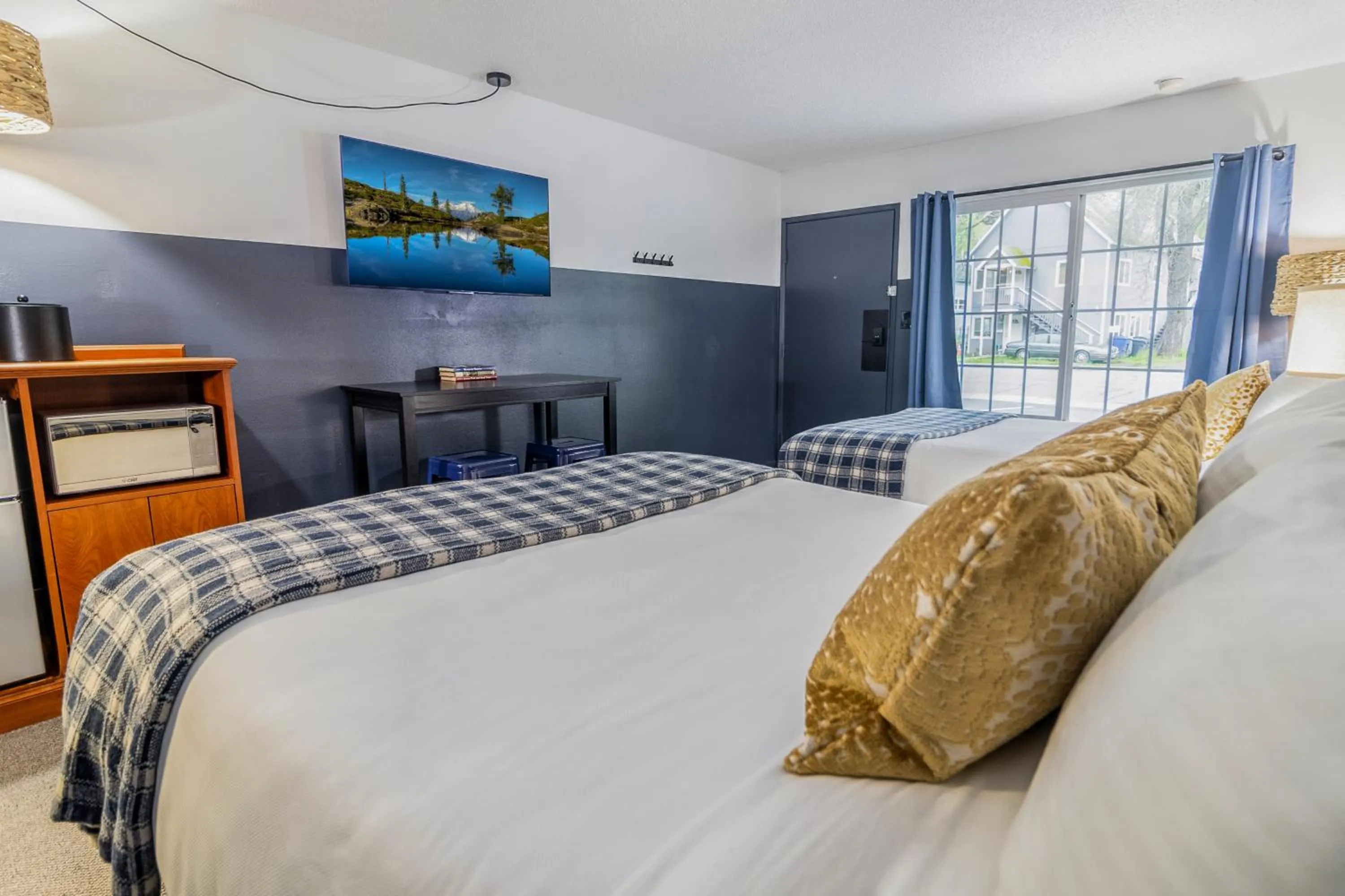 TV and multimedia, Bed in The Angler Lodge