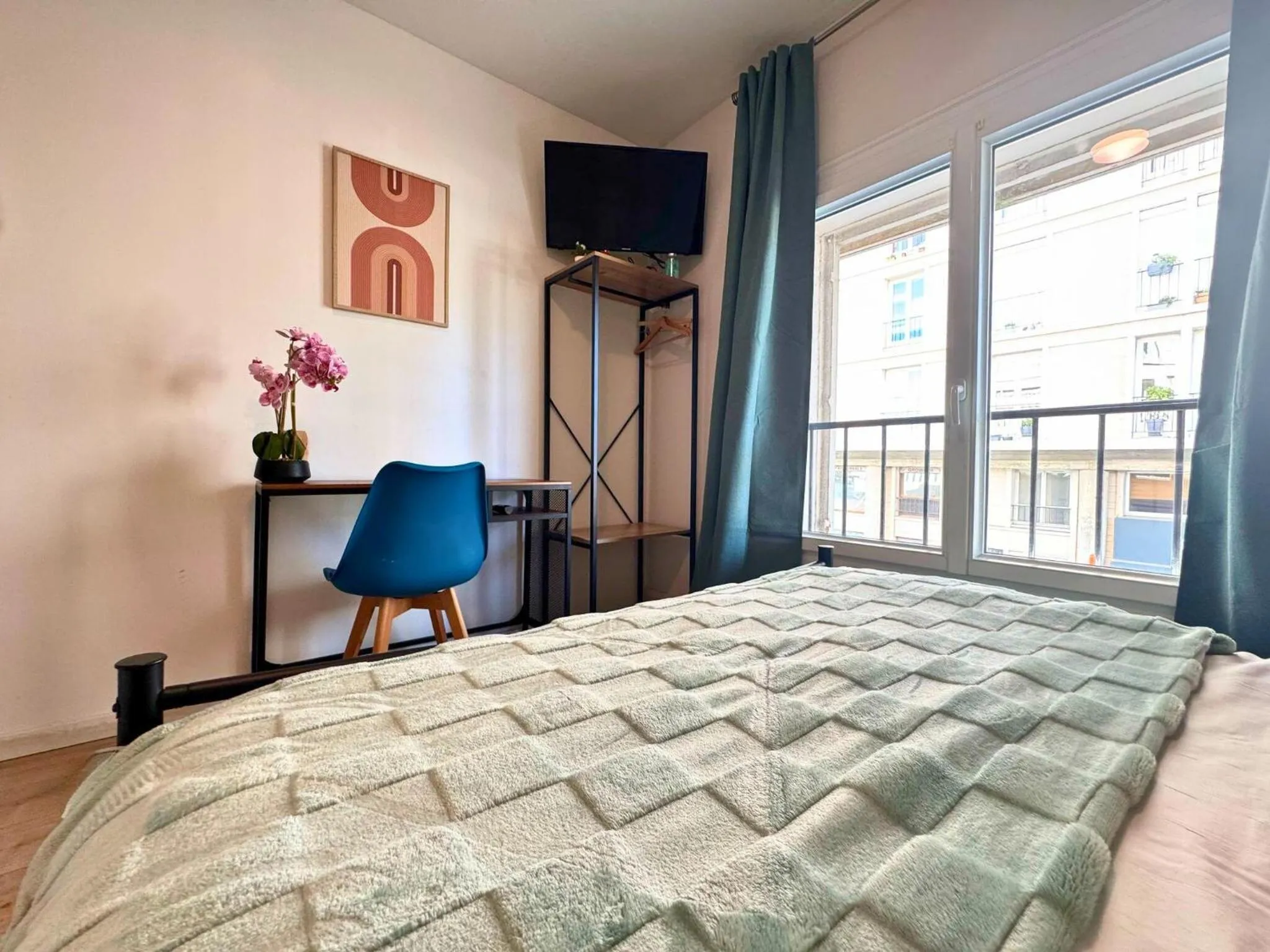 Bed in L'Escale Appartements et Suites en bord de Mer