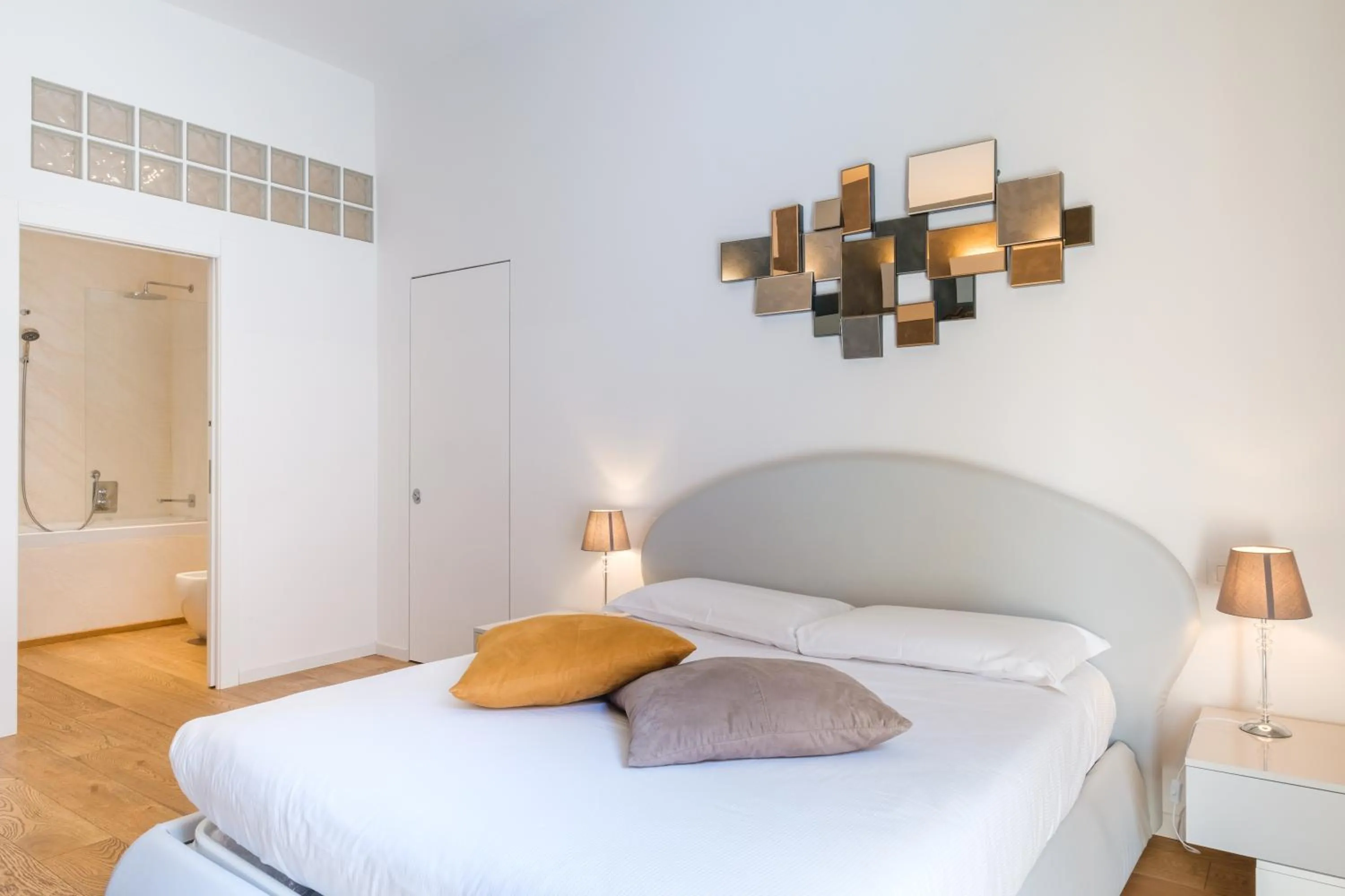 Bed in Tempobiancosuites