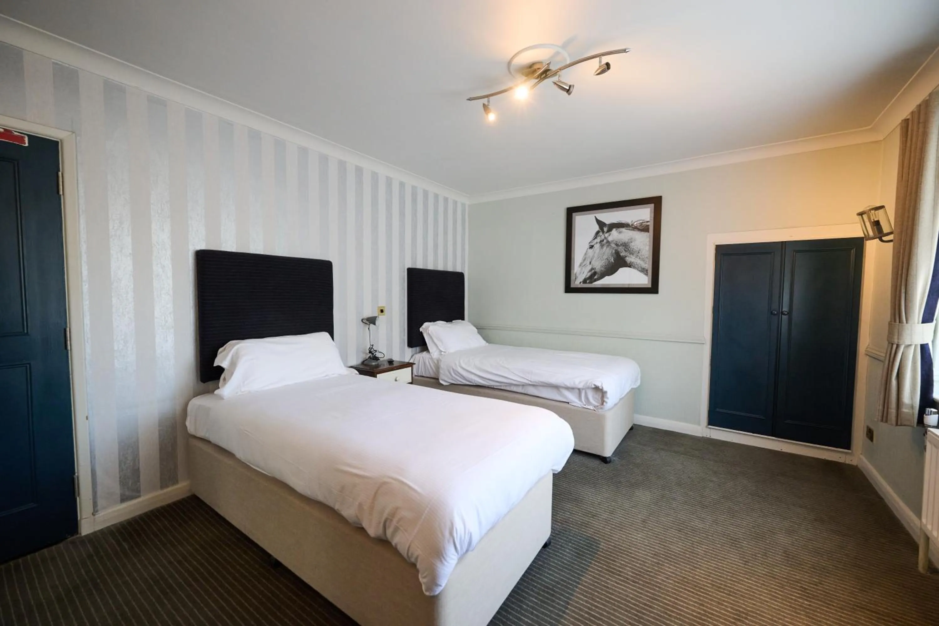 Bedroom, Bed in White Hart, Newmarket by Marston's Inns