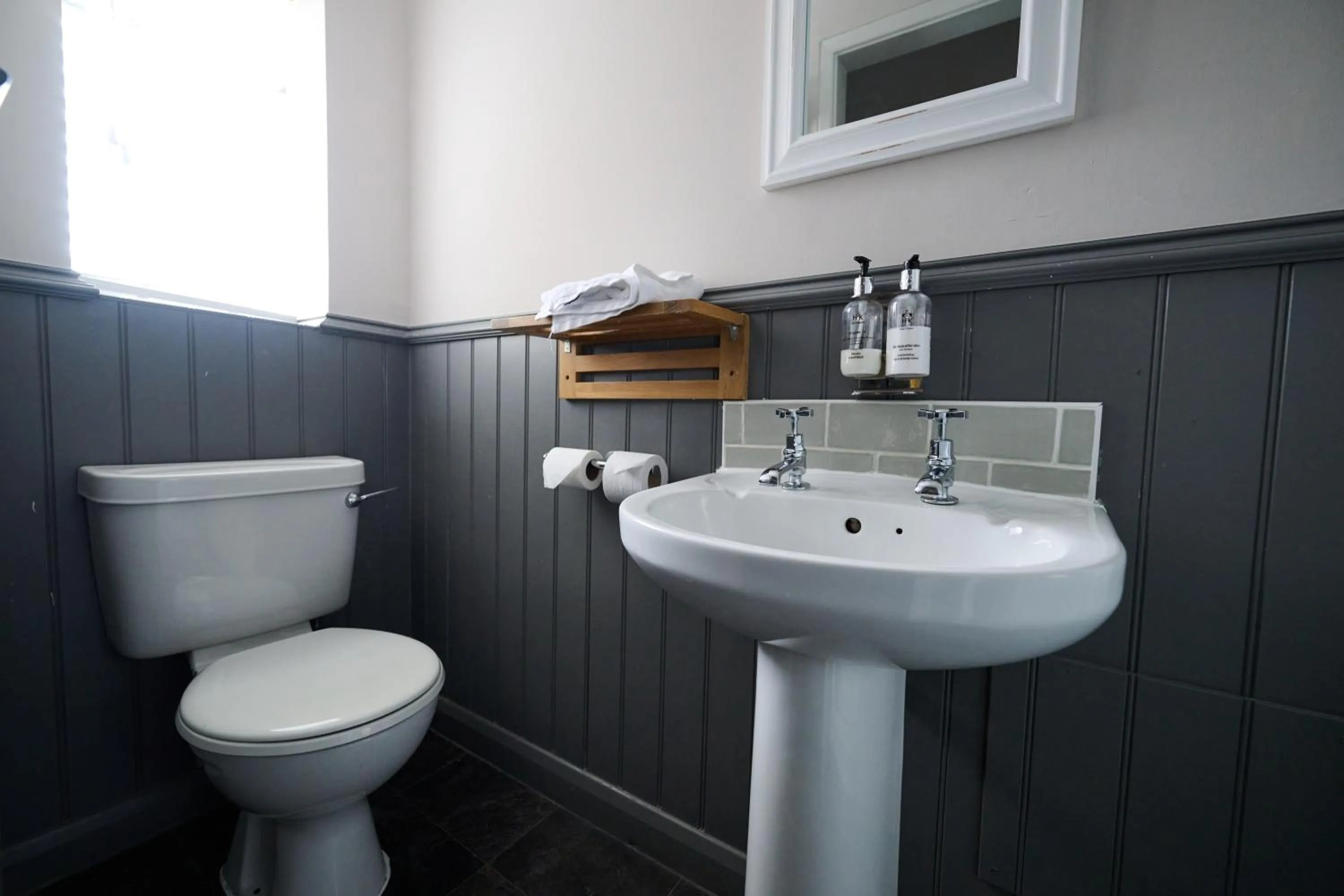 Bathroom in White Hart, Newmarket by Marston's Inns