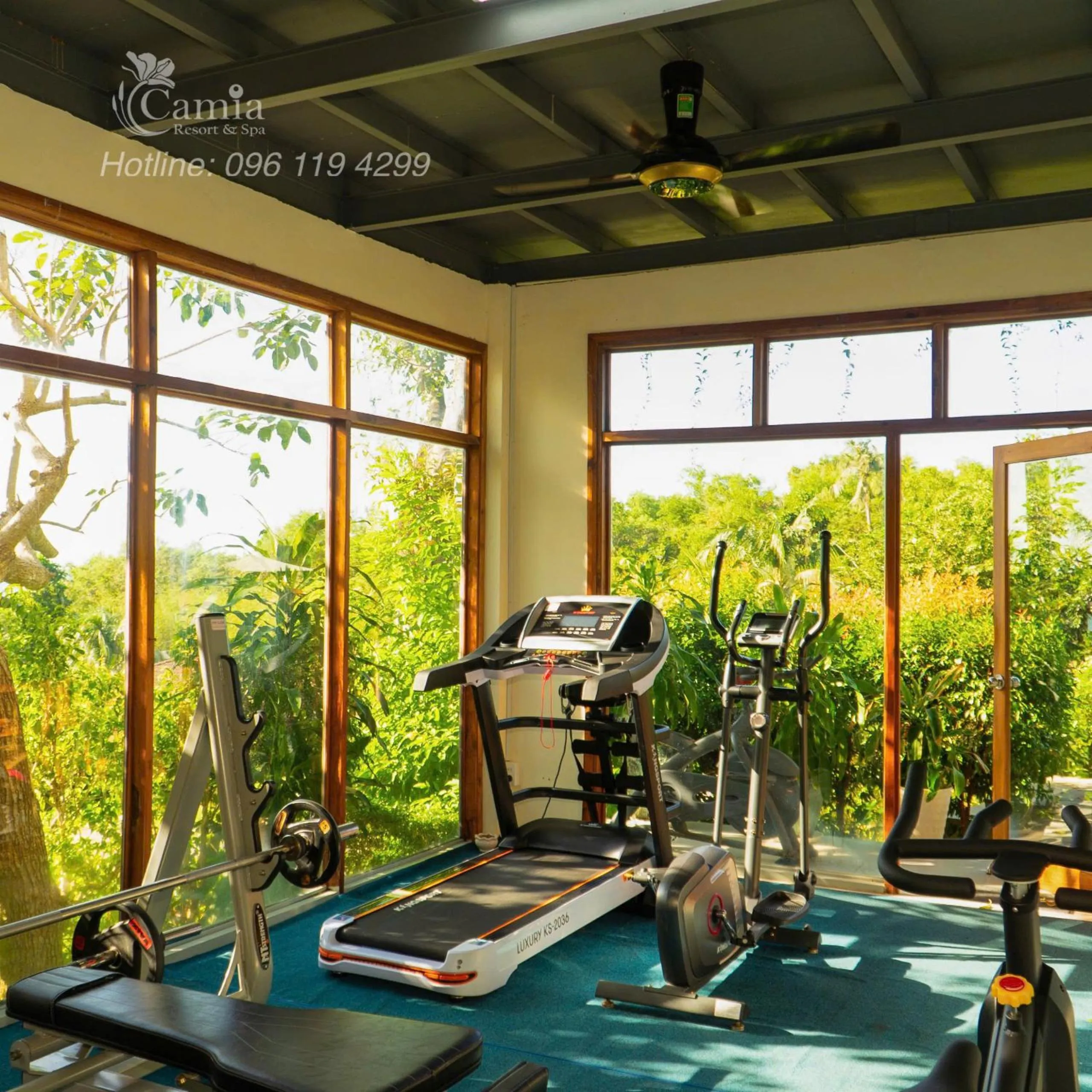 Fitness centre/facilities in Camia Resort & Spa