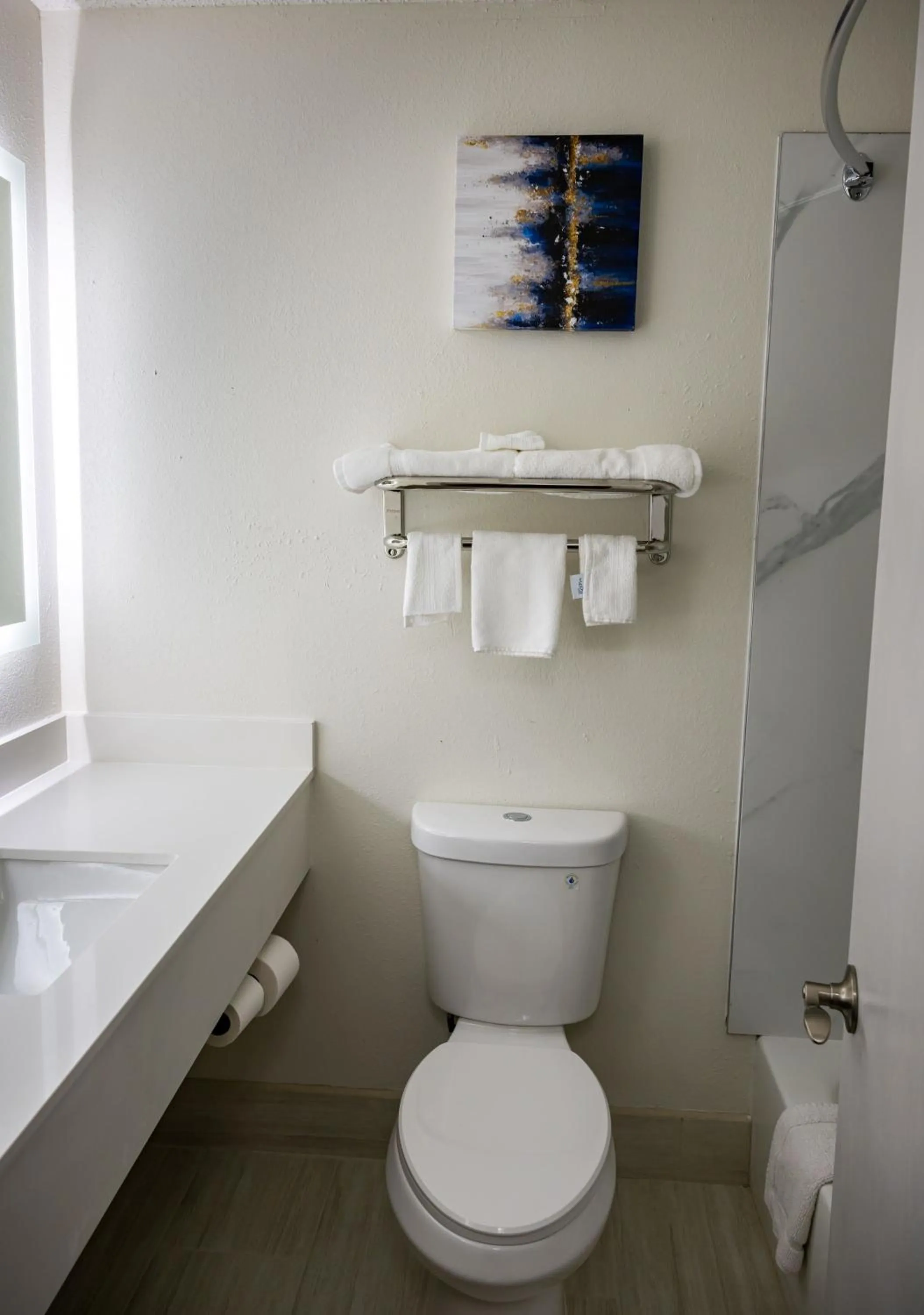 Bathroom in Baymont by Wyndham Greensboro/Coliseum