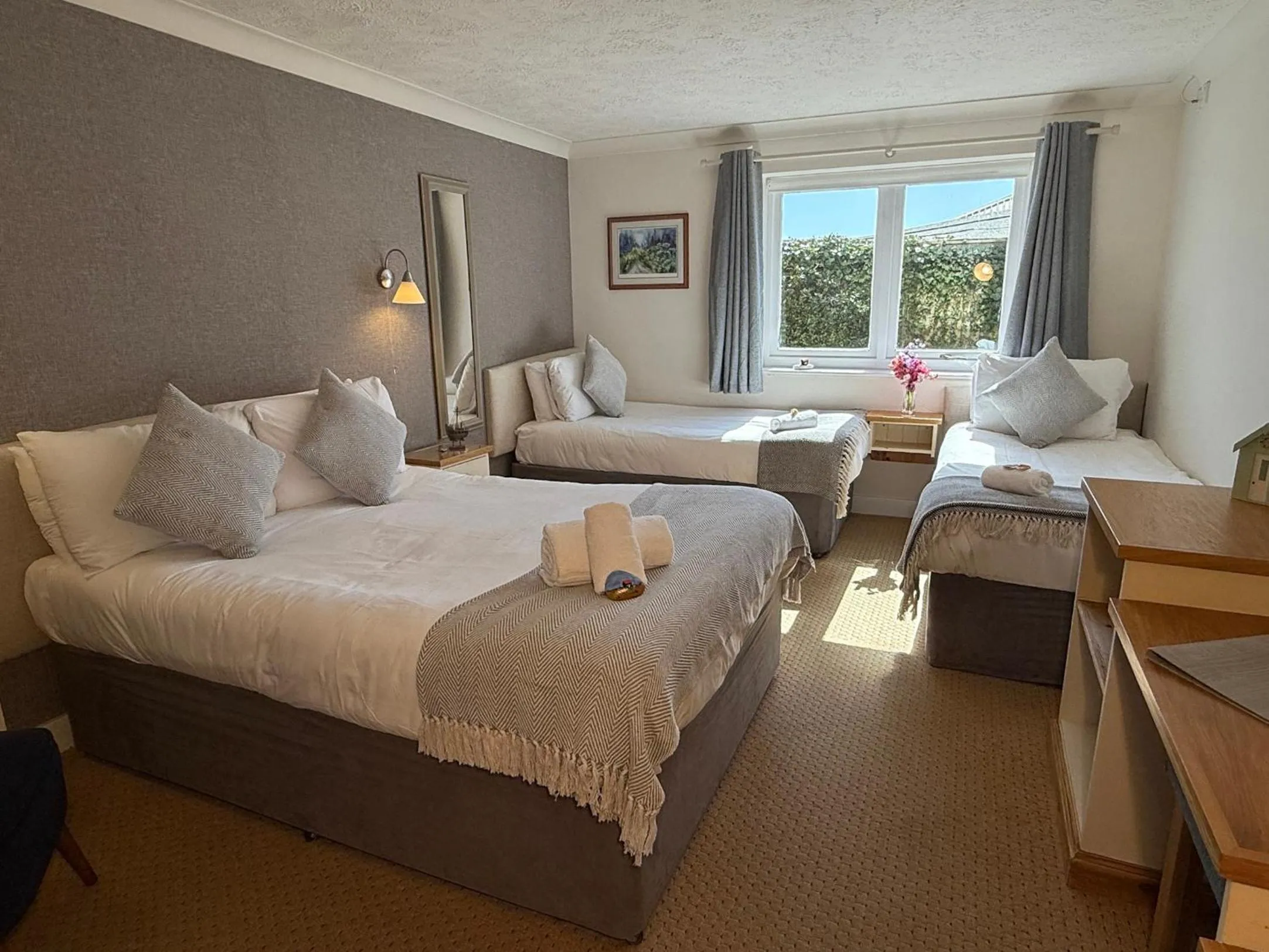 Bed in The River Haven Hotel