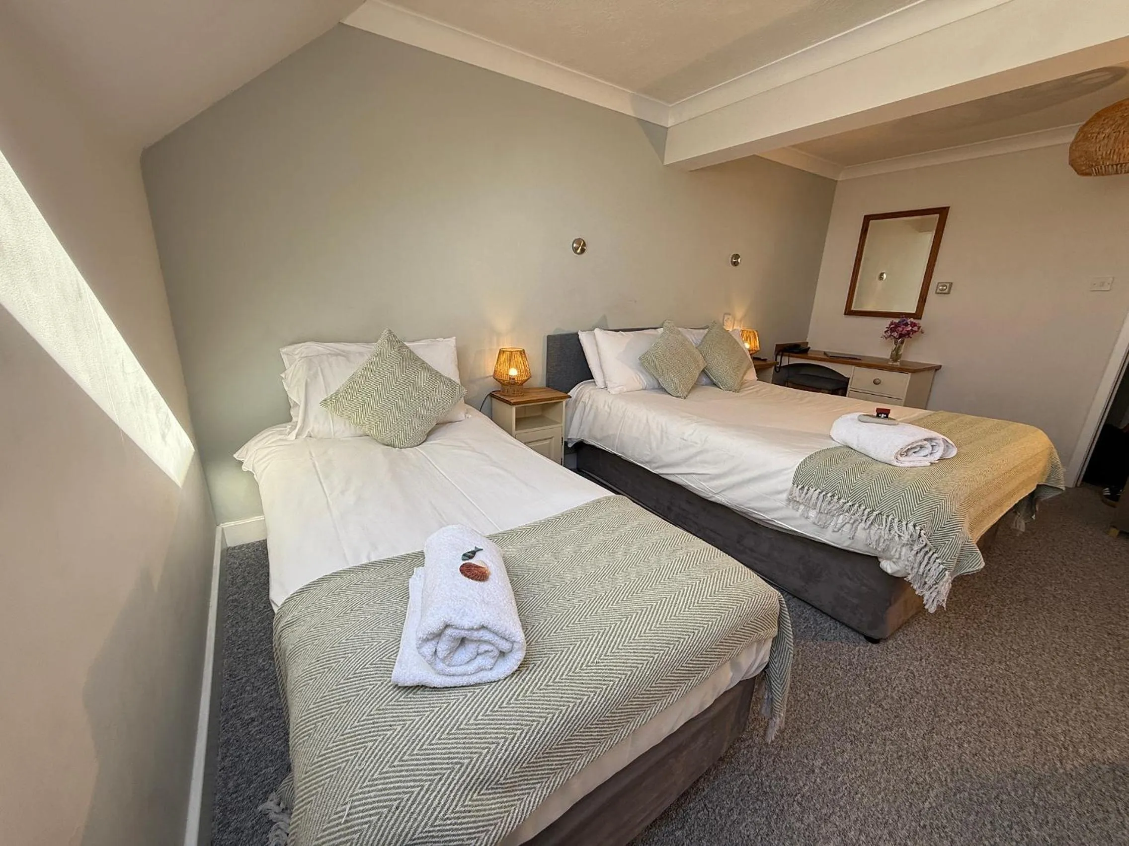 Bed in The River Haven Hotel