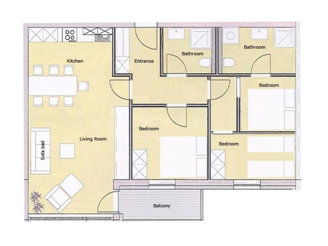 Floor plan in Sonnenwende by AlpenTravel