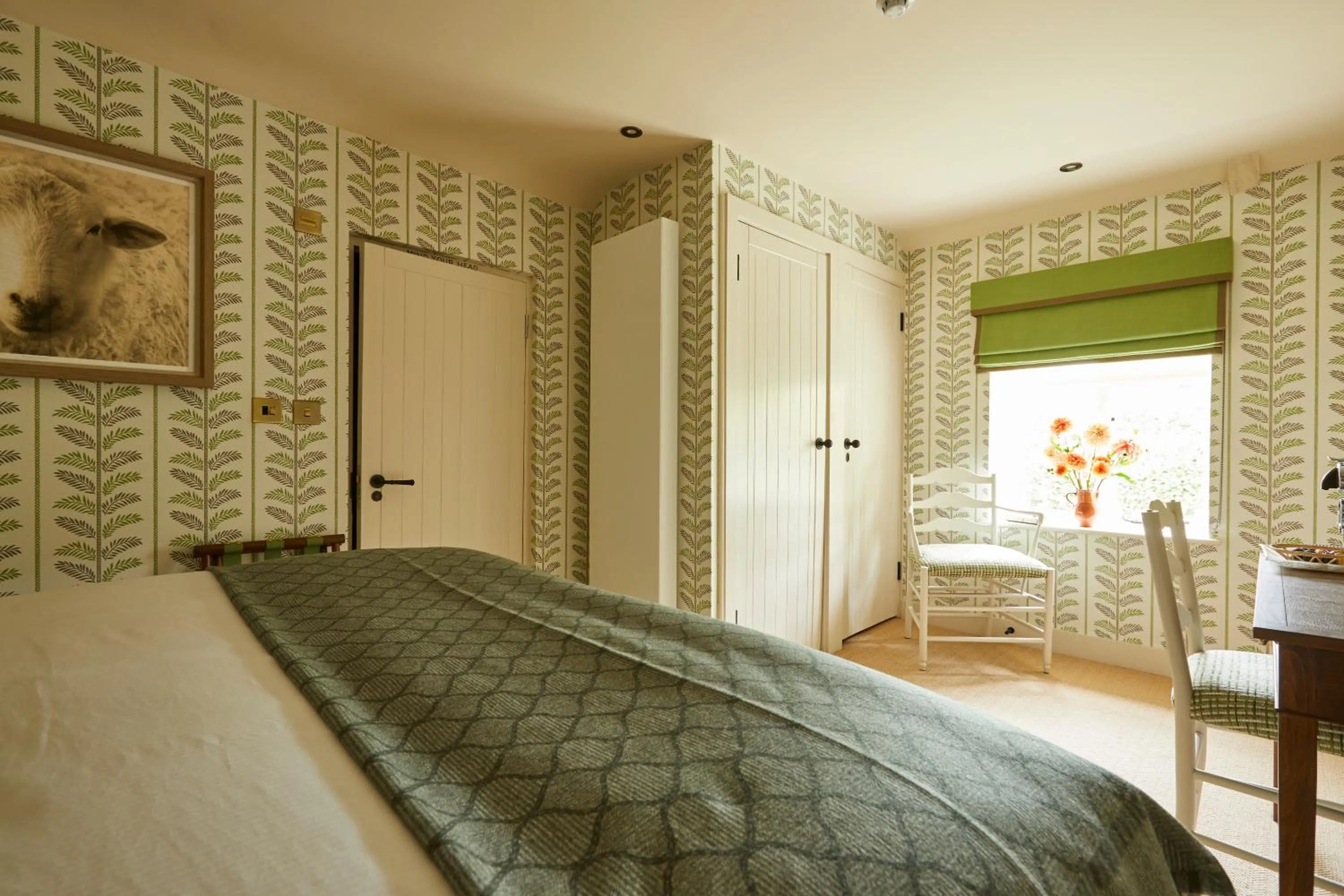 Bed in The Woolpack Inn