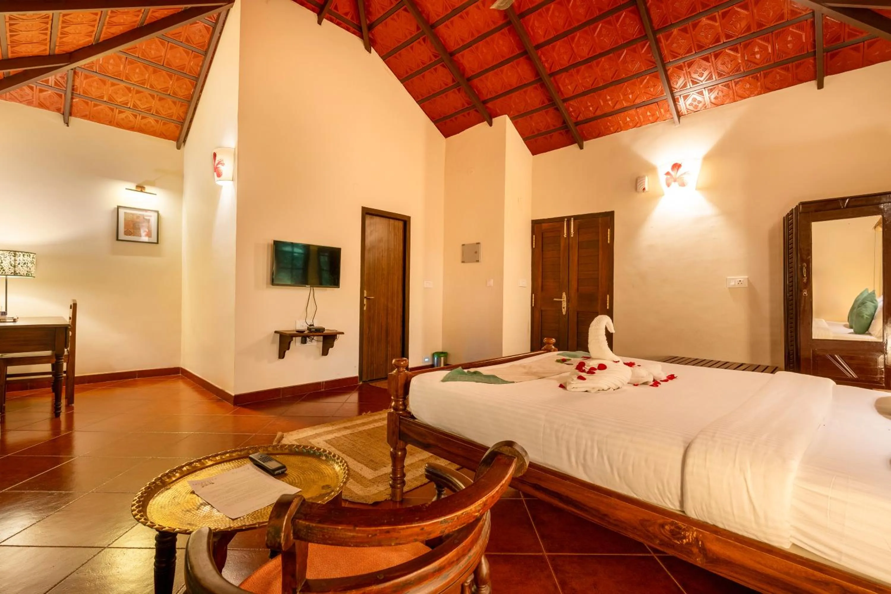 Photo of the whole room, Bed in Raindrops Resorts Wayanad