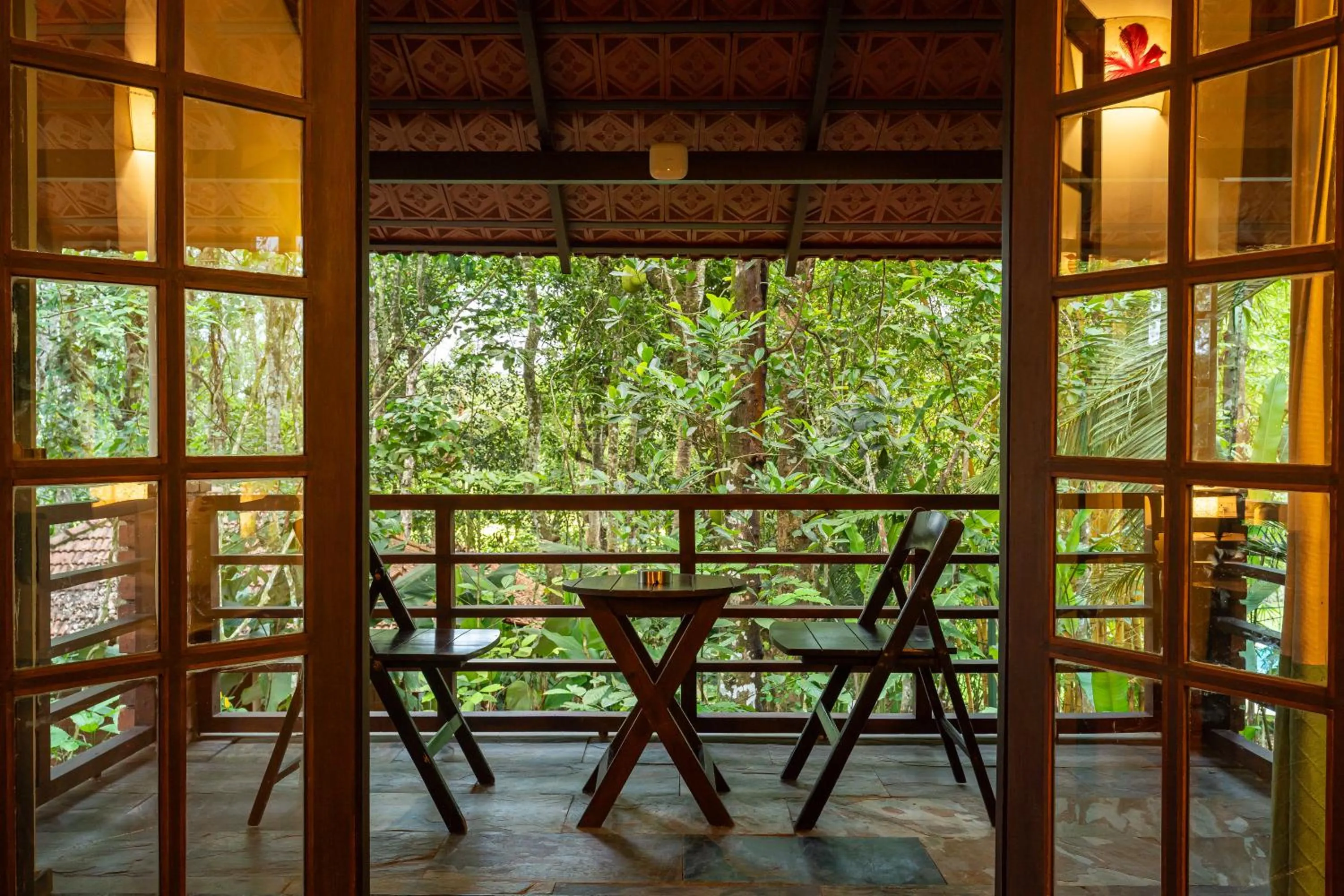 Balcony/Terrace in Raindrops Resorts Wayanad